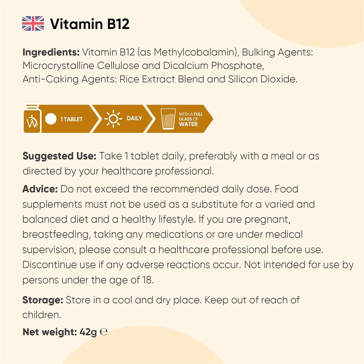WeightWorld، مکمل ویتامین B12، 1,000 میکروگرم، 450 قرص