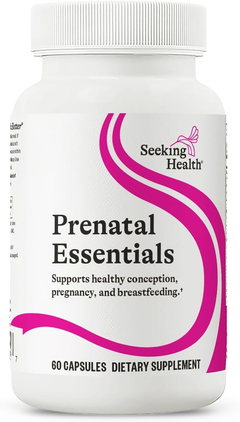 Seeking Health، مولتی‌ویتامین دوران بارداری، 60 کپسول