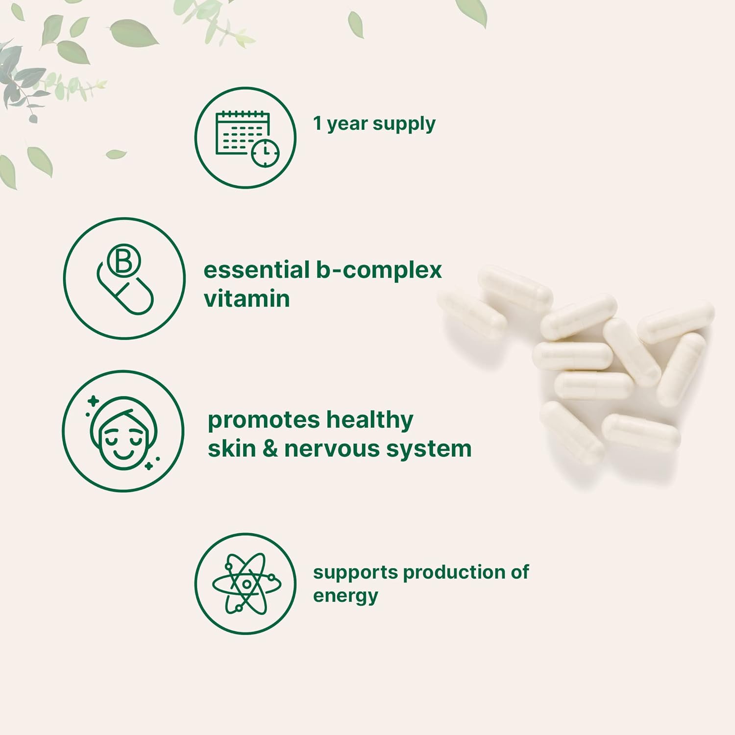 Micro Ingredients، مکمل ویتامین B کمپلکس، 500 میلی‌گرم، 365 کپسول
