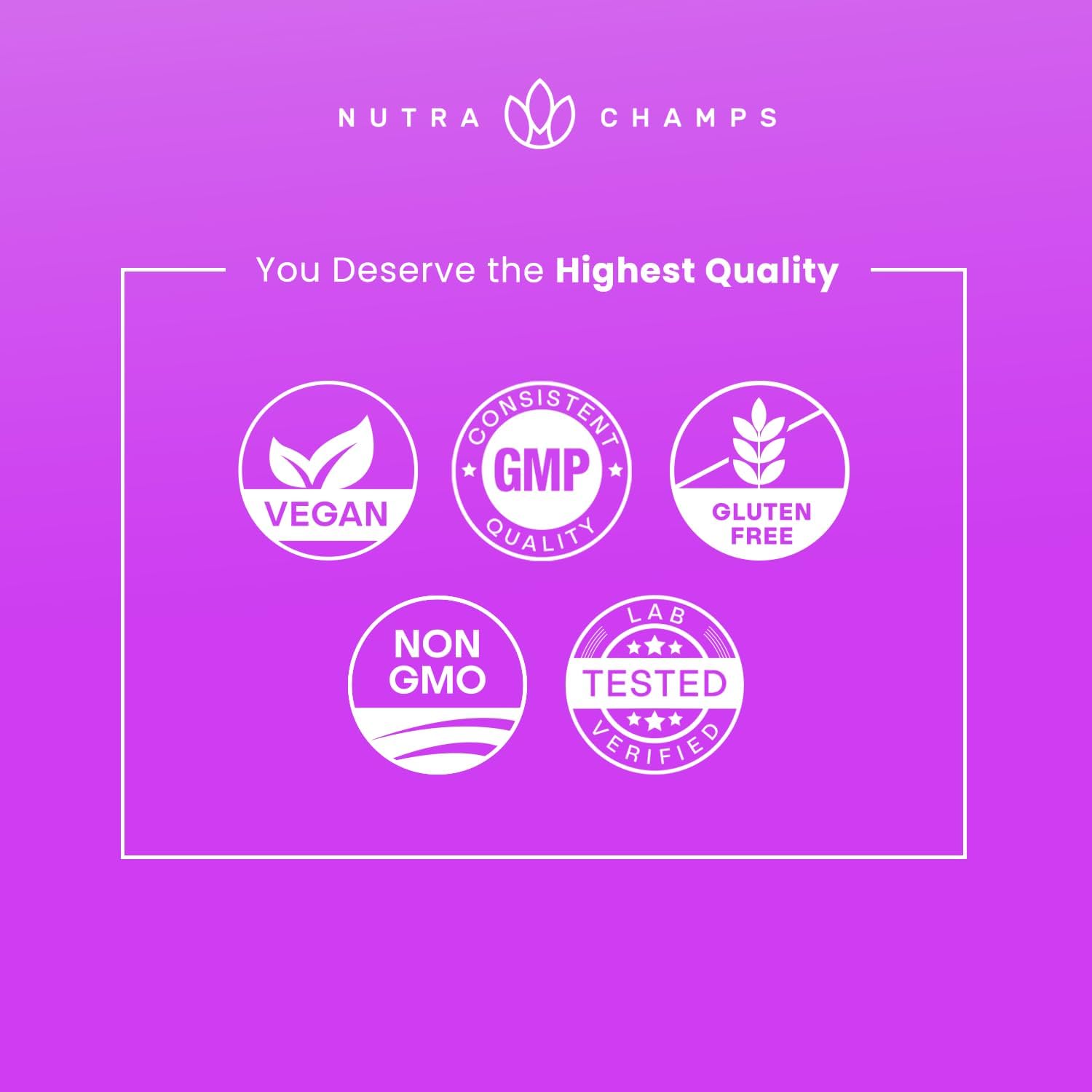 NutraChamps، مکمل مو، پوست و ناخن، 10,000 میکروگرم و 5000 میکروگرم، پاستیل، مناسب کودکان
