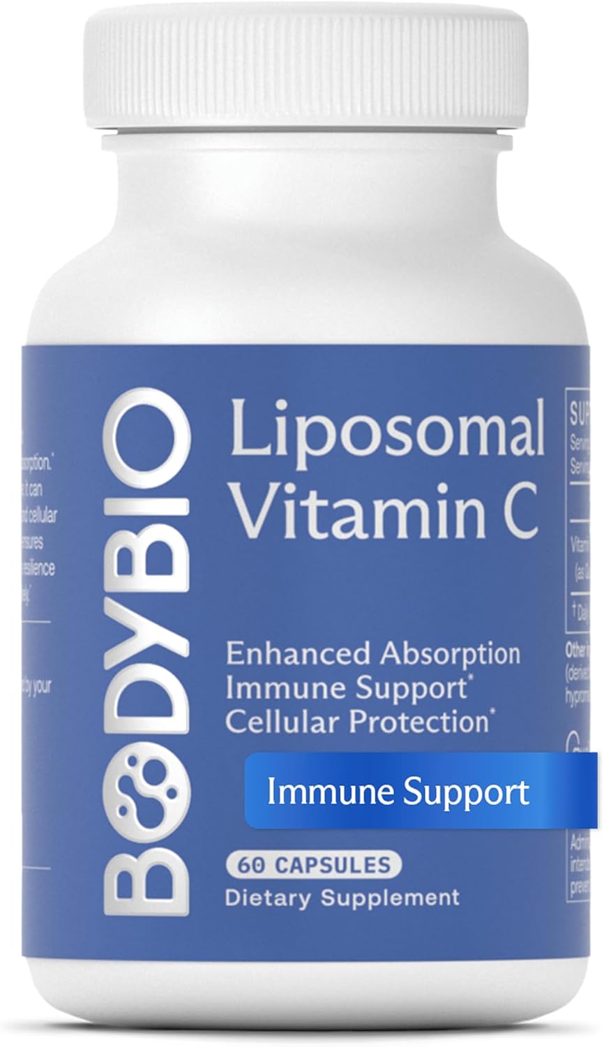 BodyBio، مکمل ویتامین C، 60 کپسول