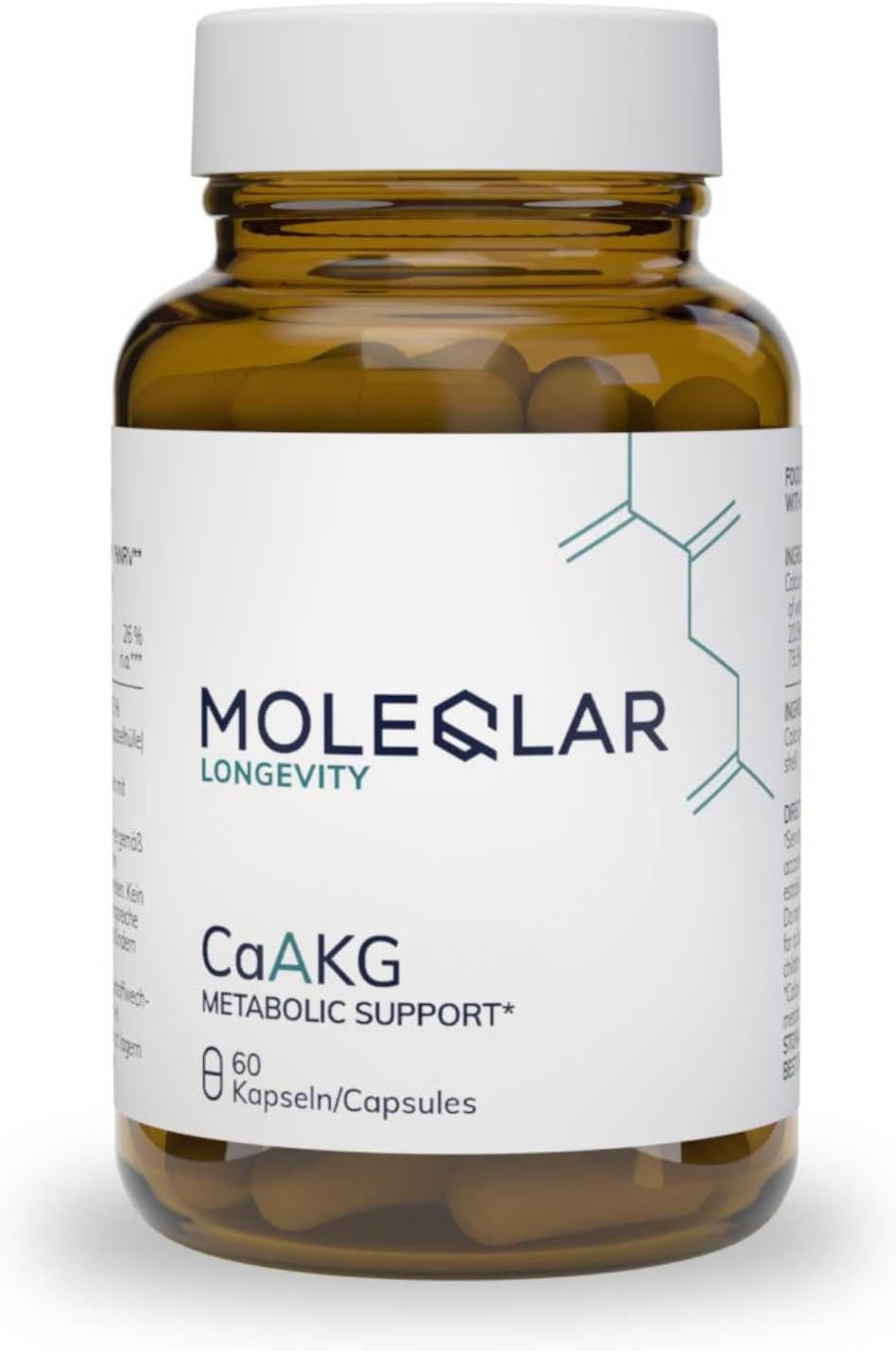 MoleQlar، مکمل حمایت از طول عمر، 1000 میلی‌گرم، کپسول