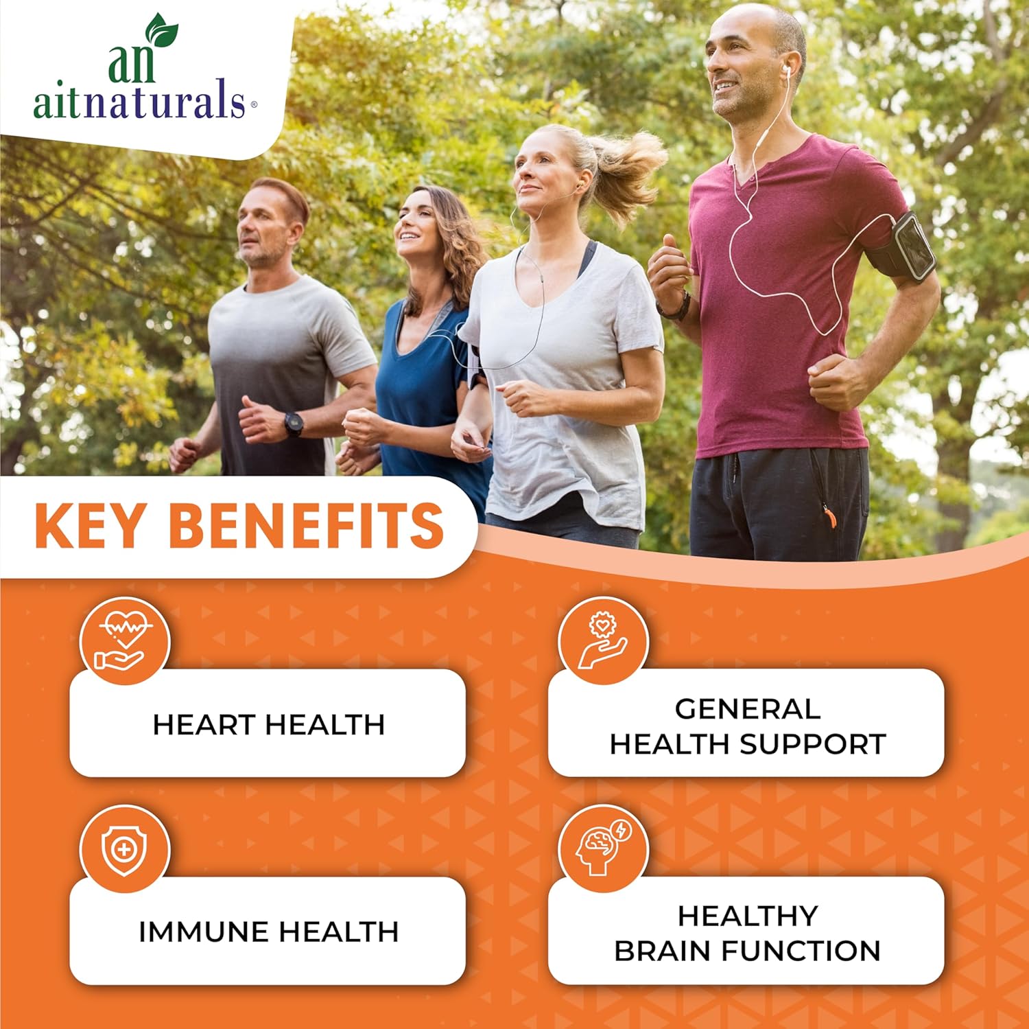 Aitnaturals، مکمل مو، پوست و ناخن، 300 قرص