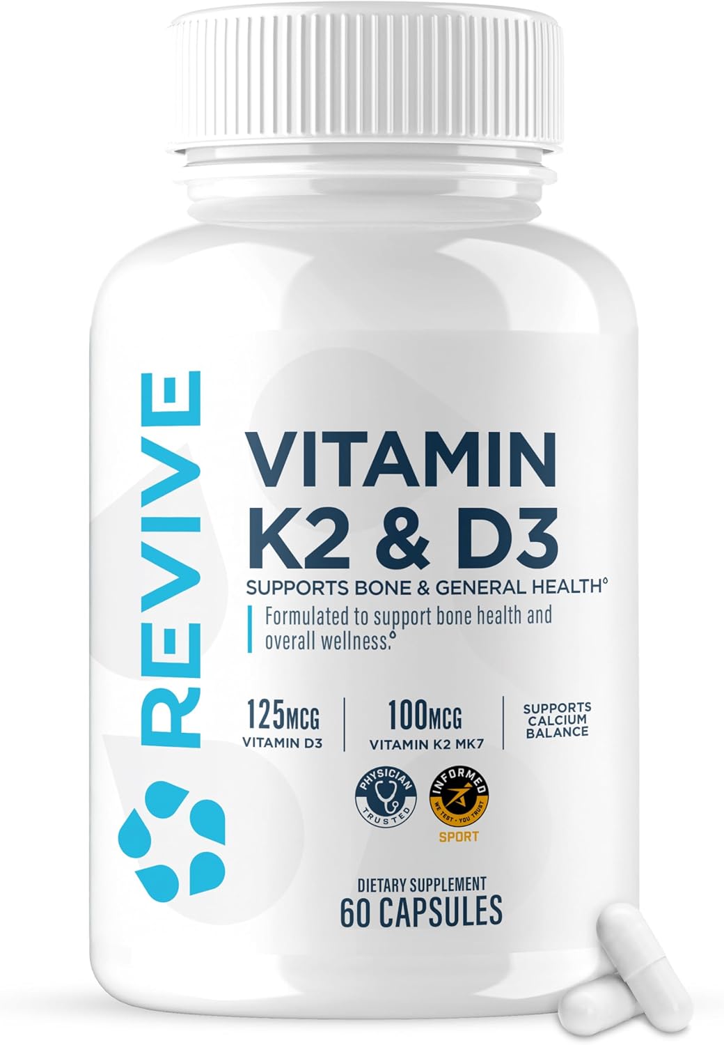 REVIVE، مکمل ویتامین D3 و K2، مدل D3 & K2