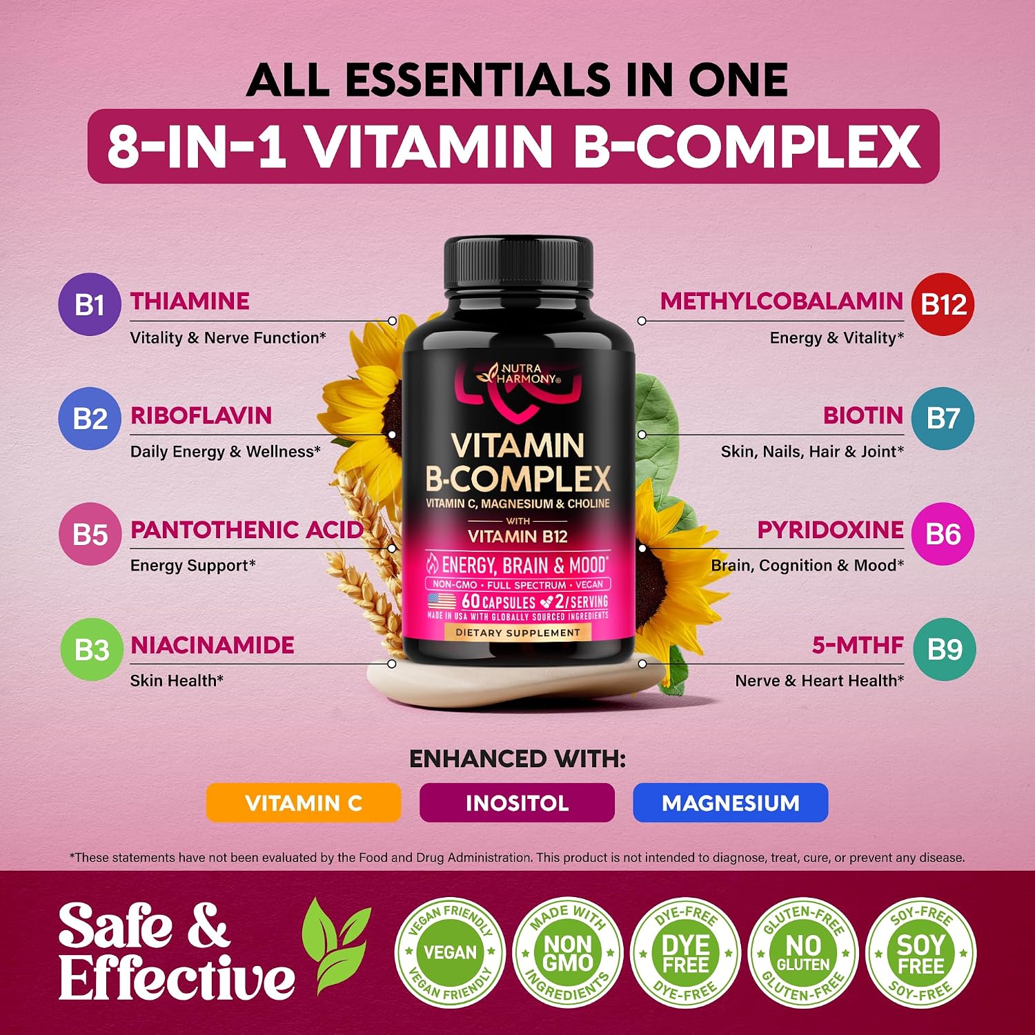 NUTRAHARMONY، مکمل ویتامین C، کپسول