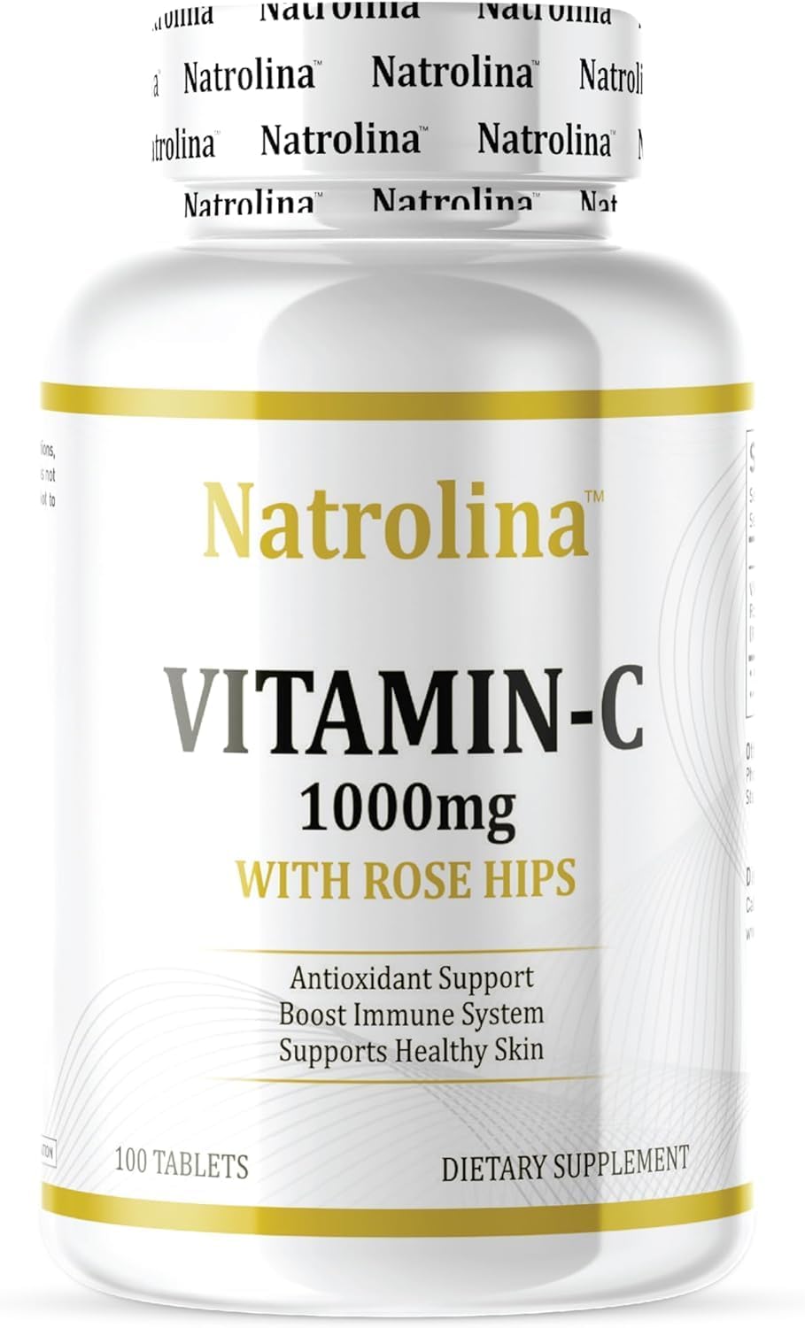Natrolina، مکمل ویتامین C، 1000 میلی‌گرم، 100 قرص