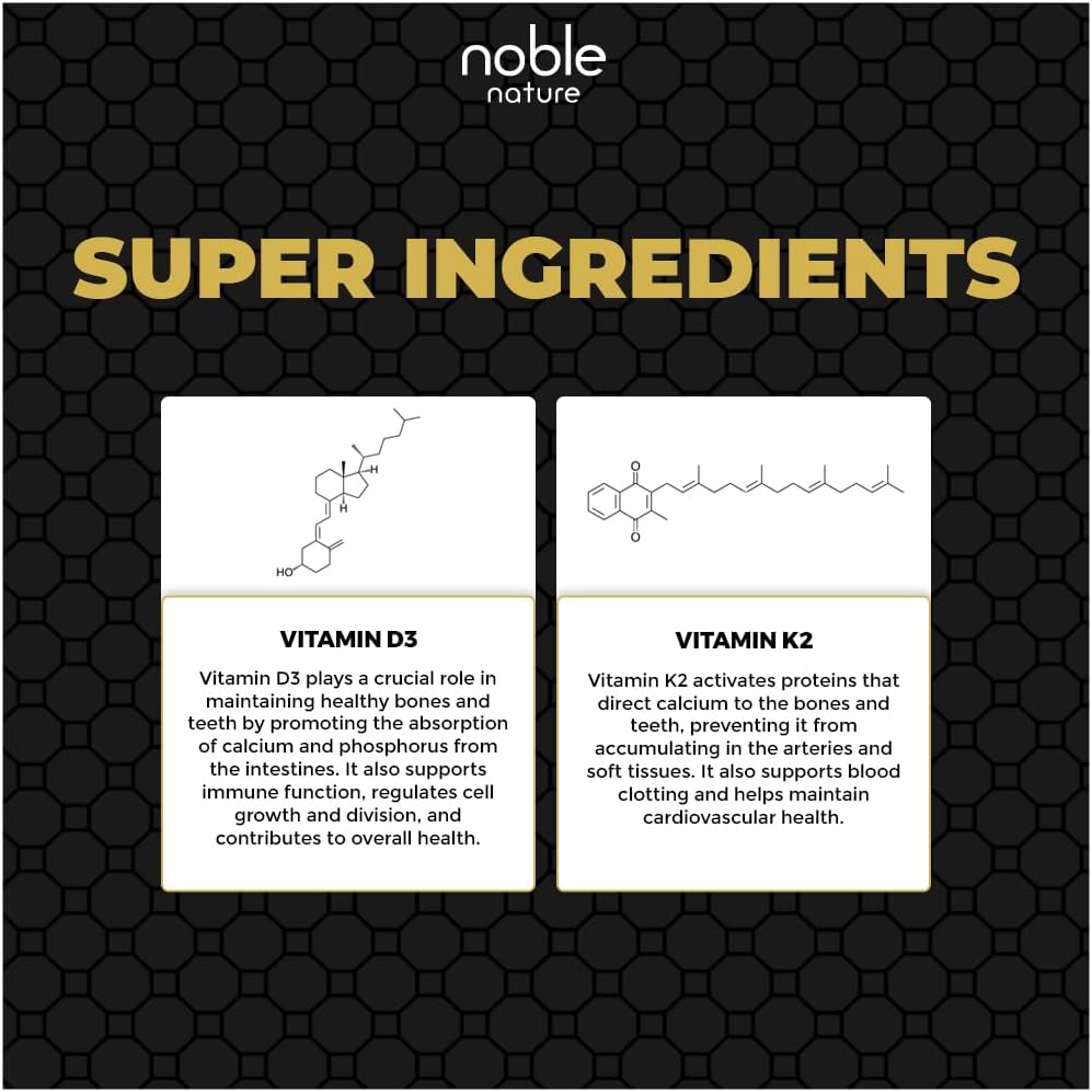 Noble Nature، مکمل ویتامین K2، 4000 IU، کپسول