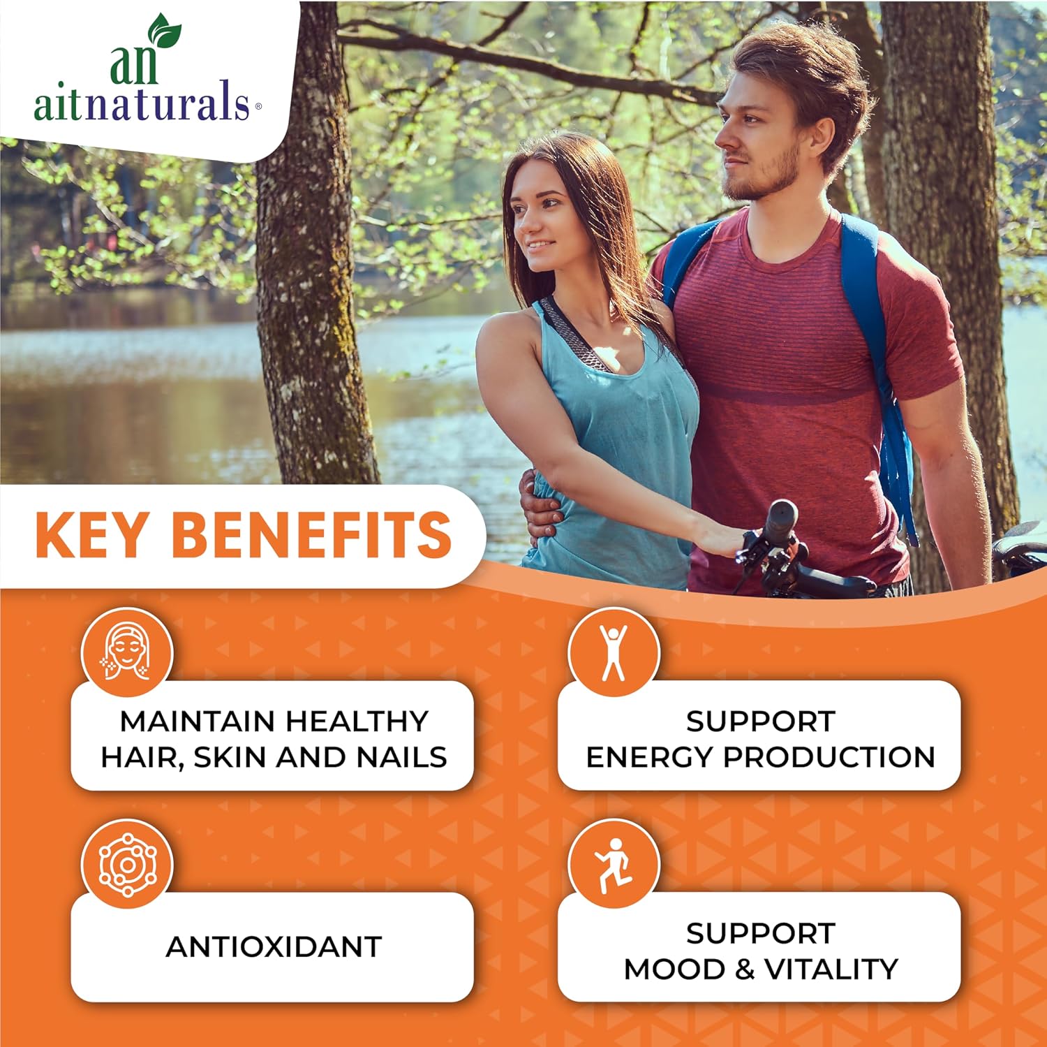 Aitnaturals، مکمل ویتامین B کمپلکس، مدل B-100، 100 کپسول