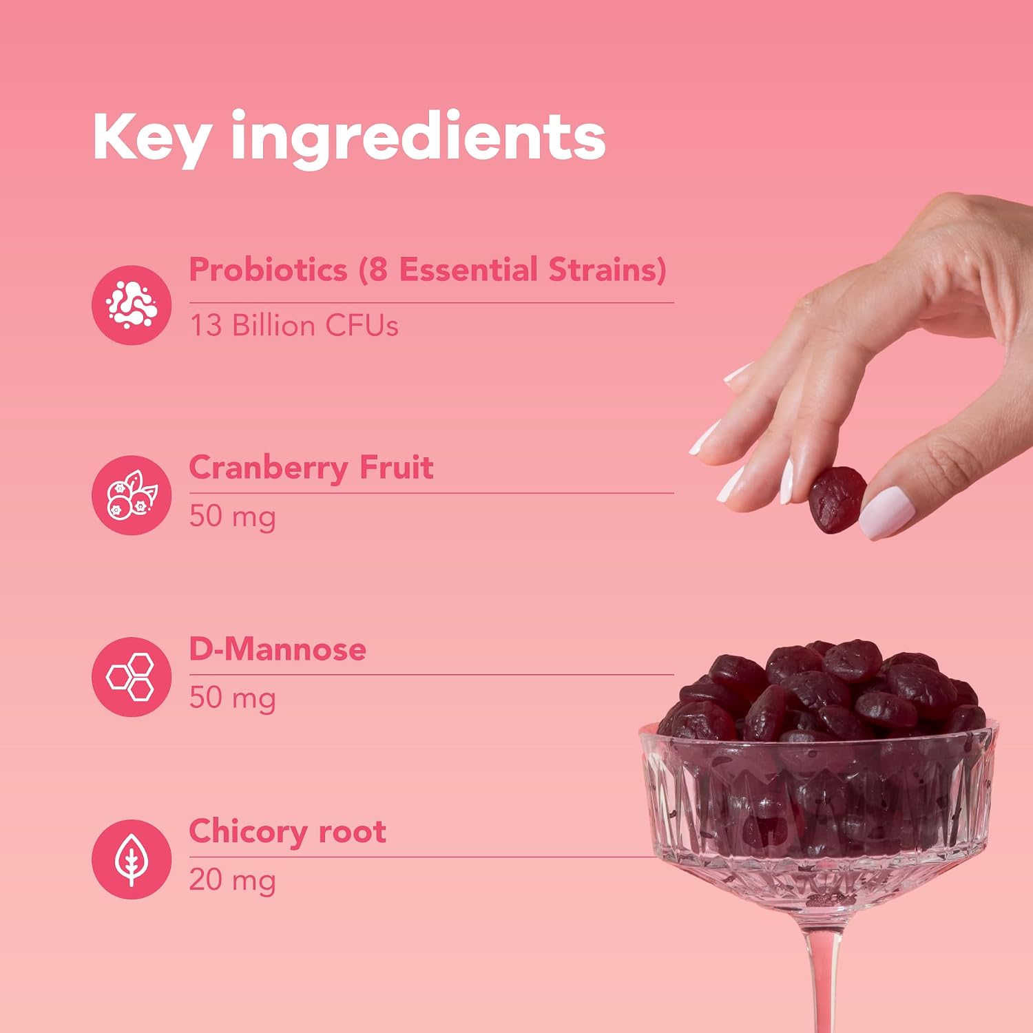 Nutrili، مکمل پروبیوتیک و سلامت گوارش، طعم کرن‌بری