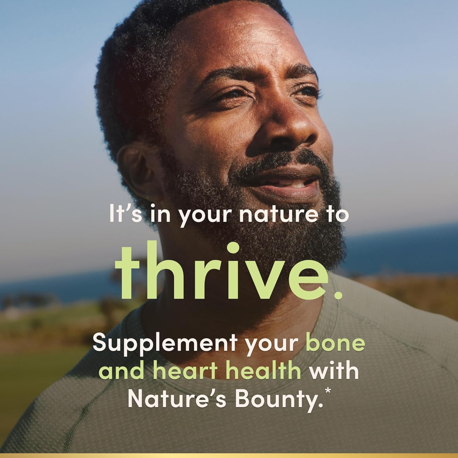 Nature's Bounty، مکمل ویتامین D3 و K2، مدل D3 K2، 4000 IU و 100 میکروگرم، کپسول