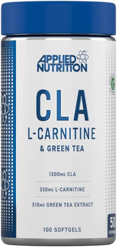 مکمل مدیریت وزن Applied Nutrition Applied Nutrion Cla L-Carnitine با ال-کارنیتین، عصاره چای سبز و CLA | 100 سافت‌ژل