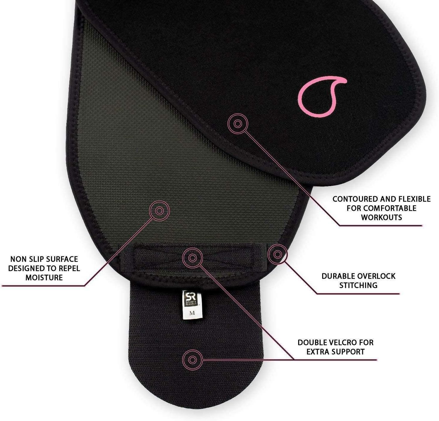 کمربند ورزشی و فرم‌دهنده SANTO Men's Women's Waist Trainer