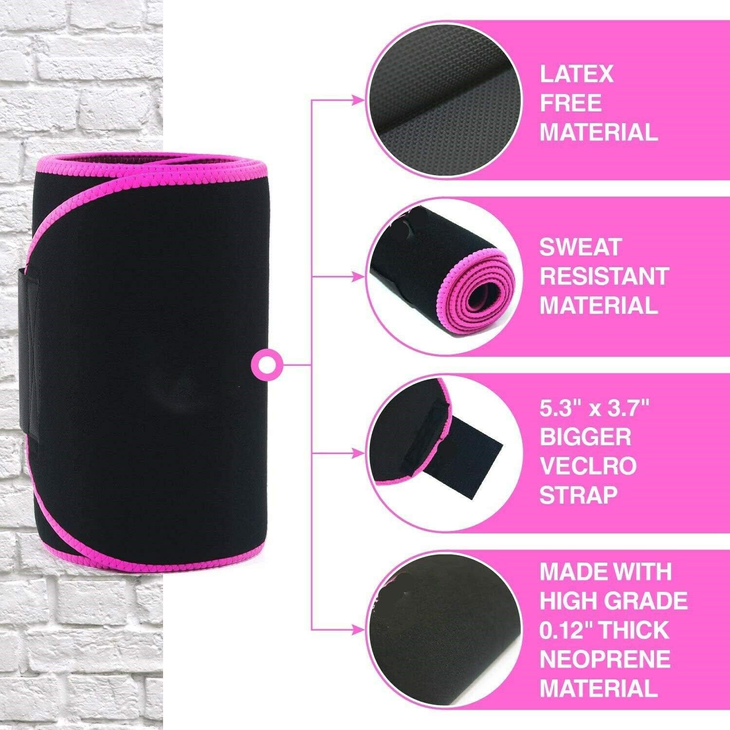 کمربند ورزشی و فرم‌دهنده SANTO Men's Women's Waist Trainer