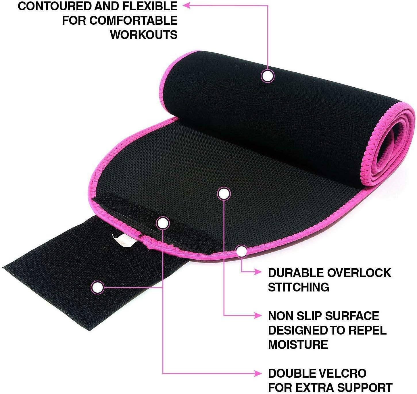 کمربند ورزشی و فرم‌دهنده SANTO Men's Women's Waist Trainer