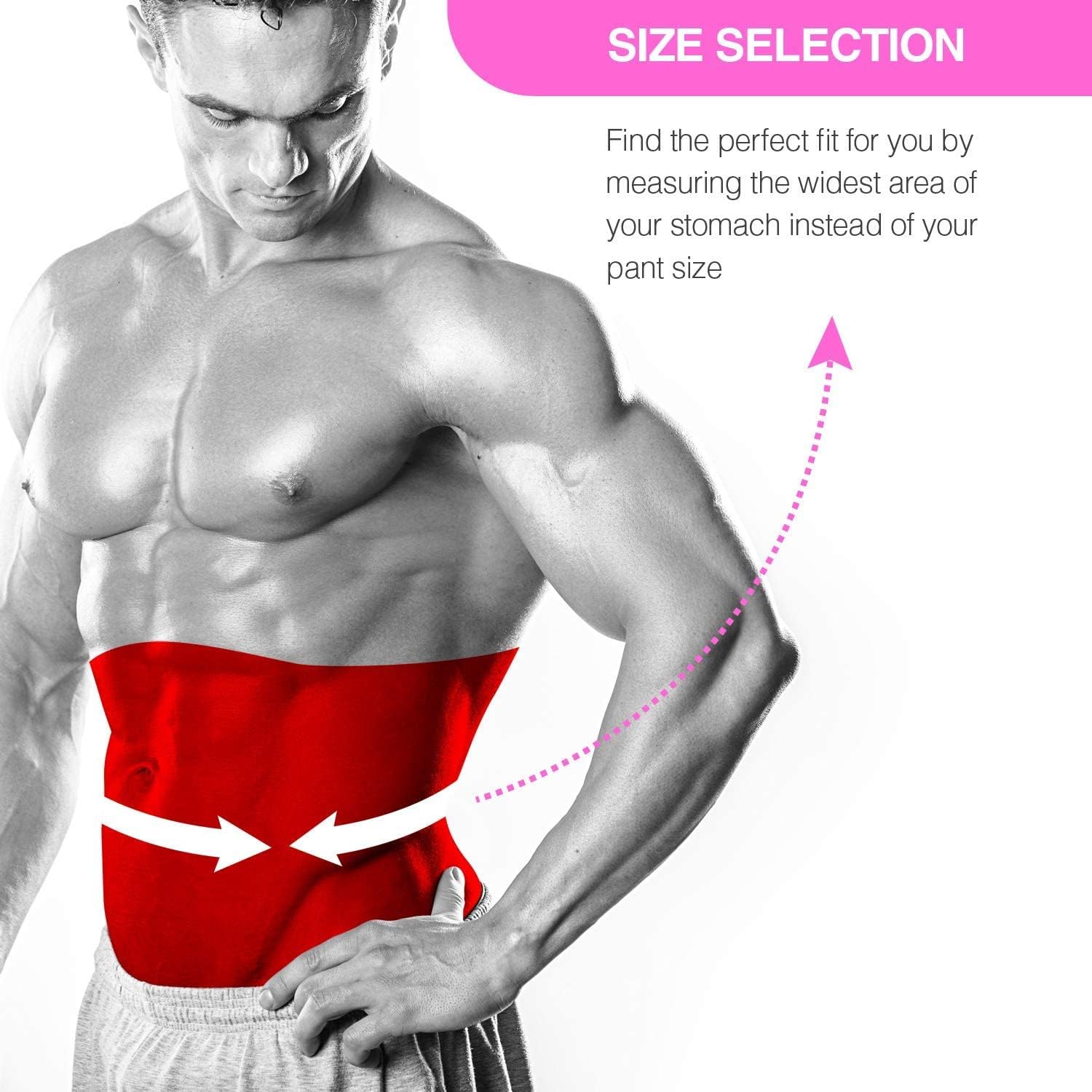 کمربند ورزشی و فرم‌دهنده SANTO Men's Women's Waist Trainer
