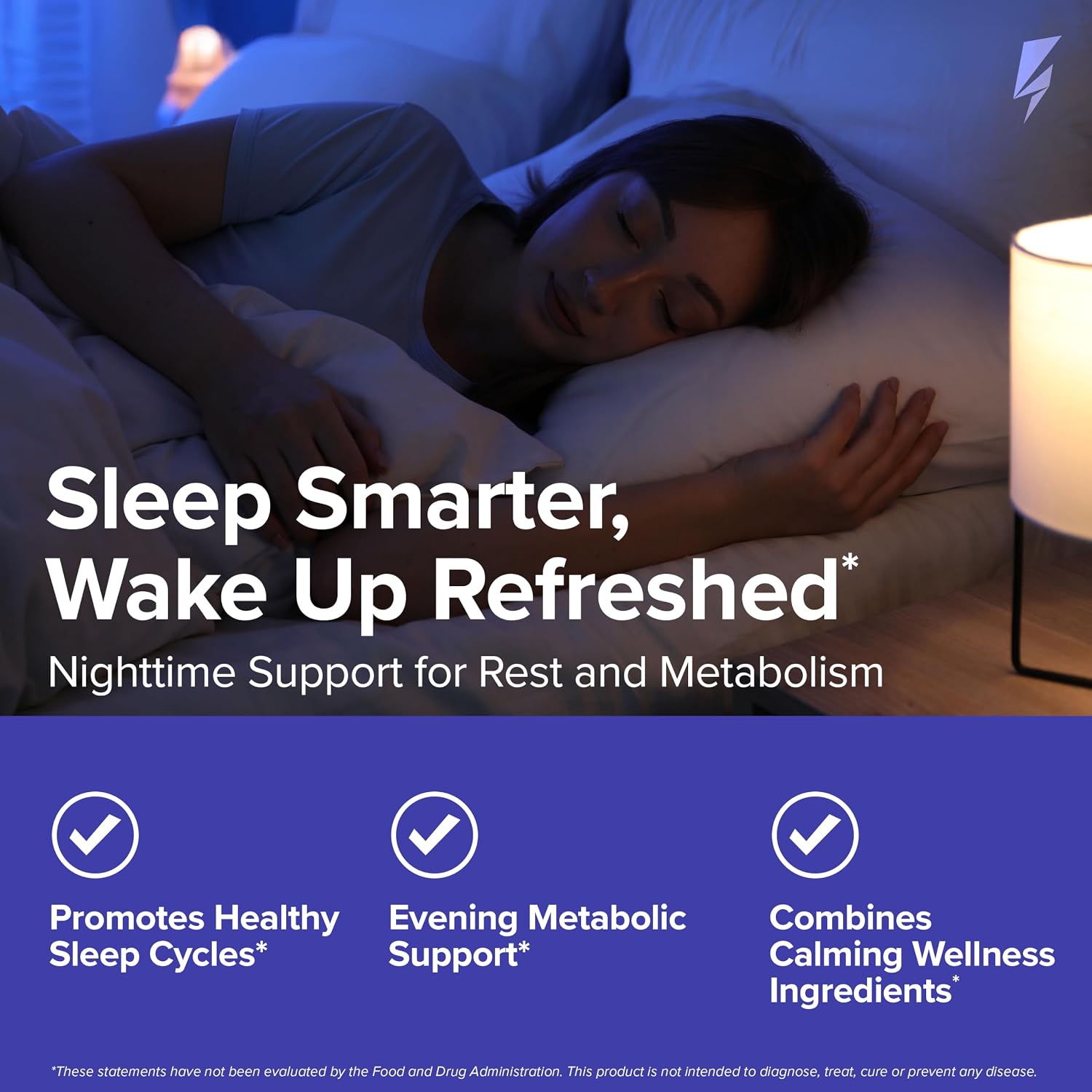 مکمل مدیریت وزن InnoSupps Night Shred با آشواگاندا، ملاتونین و 5-HTP
