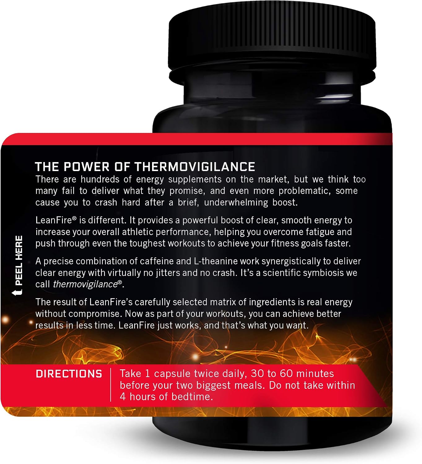 مکمل پری‌ورک‌اوت Force Factor LeanFire با عصاره چای سبز و کافئین | 90 کپسول