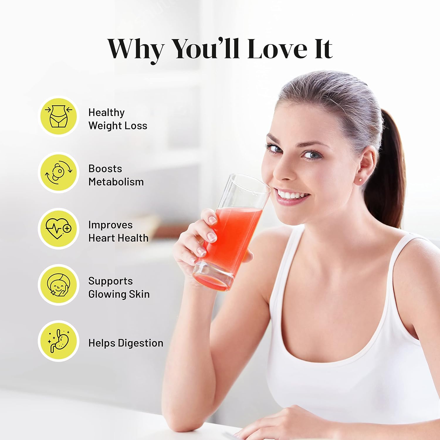 مکمل فیبر و سلامت گوارش Wellbeing Nutrition Apple Cider Vinegar ACV با سرکه سیب و گارسینیا کامبوجیا | طعم سیب