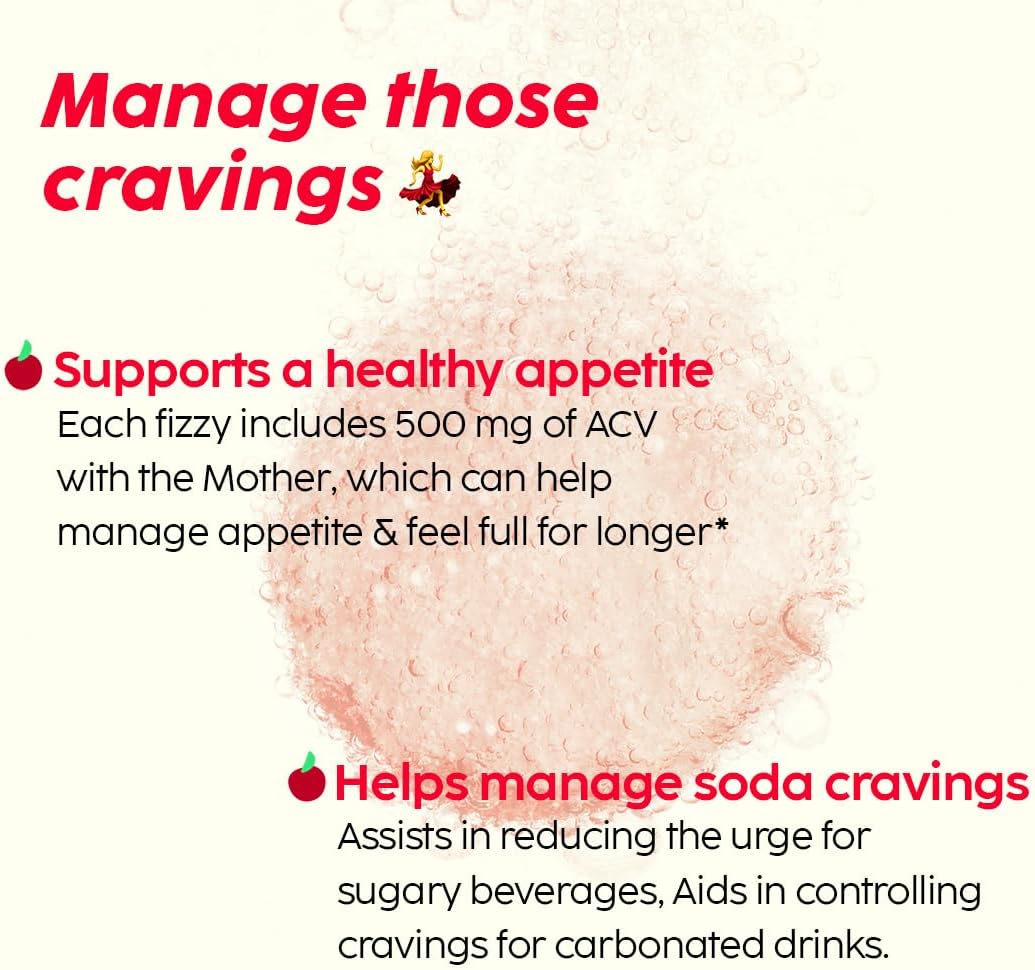 مکمل سرکه سیب PLIX - THE PLANT FIX Apple Cider Vinegar 15 Effervescent با سرکه سیب و ویتامین B6 | طعم سیب