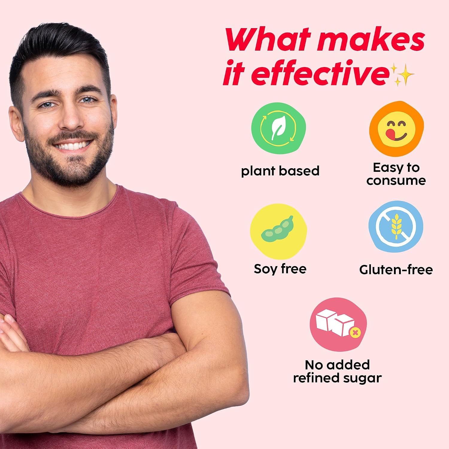 مکمل سرکه سیب PLIX - THE PLANT FIX Apple Cider Vinegar Effervescent با سرکه سیب و ویتامین B6 | طعم سیب، 15 قرص