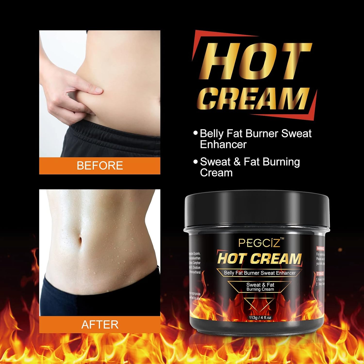 کرم یا ژل موضعی بدن Pegciz Burning