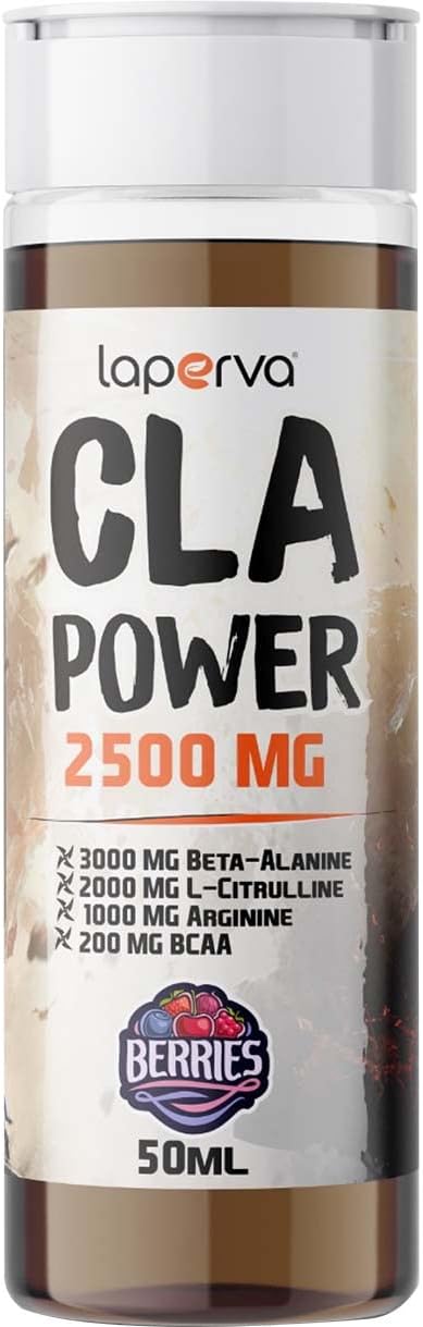 مکمل CLA laperva CLA POWER 2500MG 50ML box با CLA | 2500 میلی‌گرم، 50 میلی‌لیتر، 12 عدد
