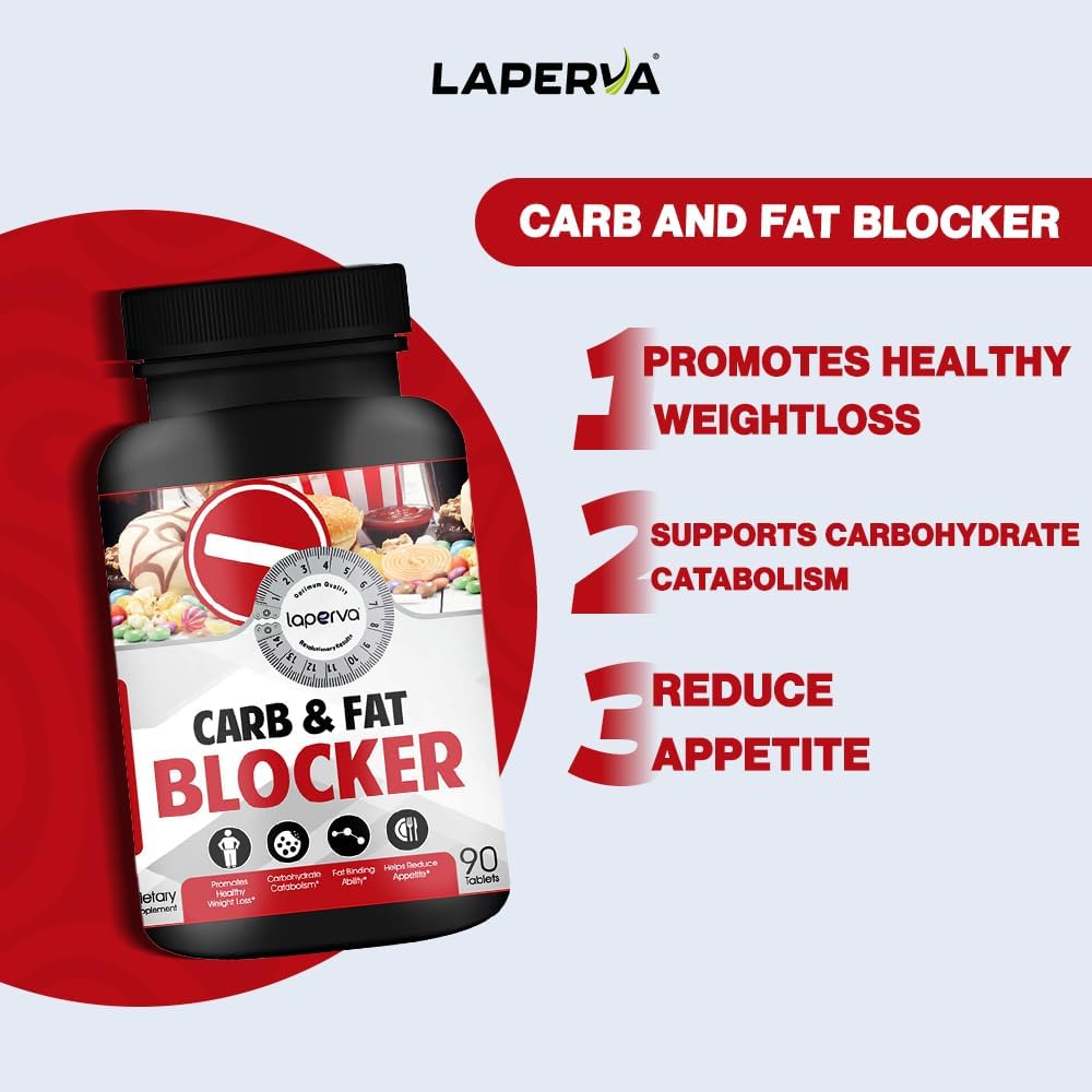مکمل مدیریت وزن laperva Carb | 90 قرص