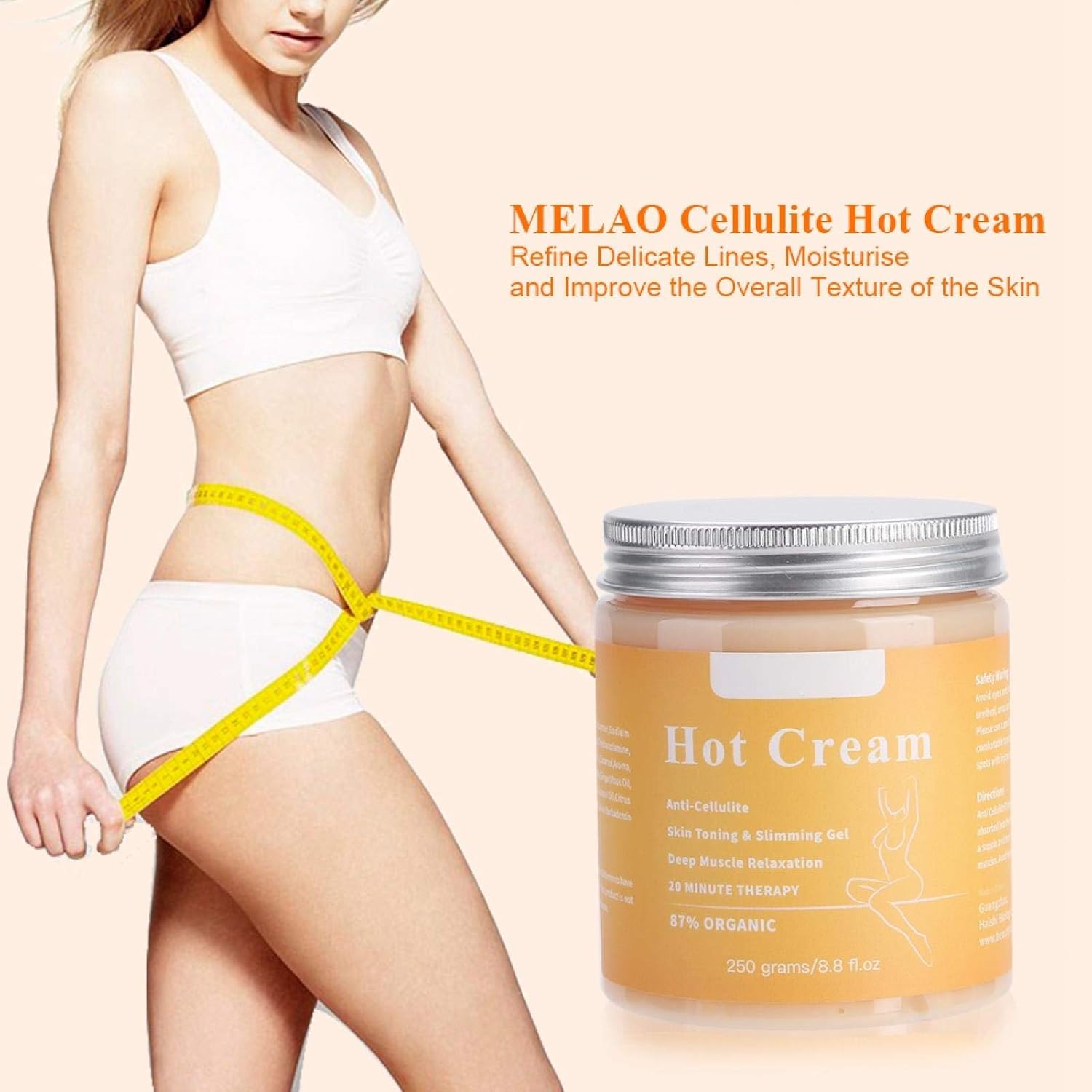 کرم یا ژل موضعی بدن BOLHGF Melao Cellulite Hot