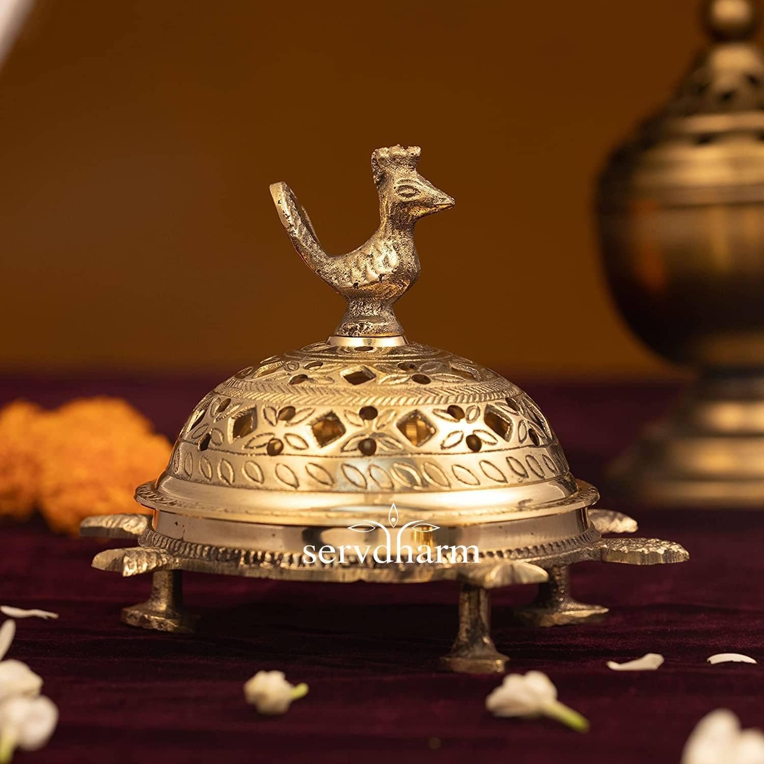 وسیله گرم‌کن یا عودسوز Servdharm Brass Incense | 500 گرم