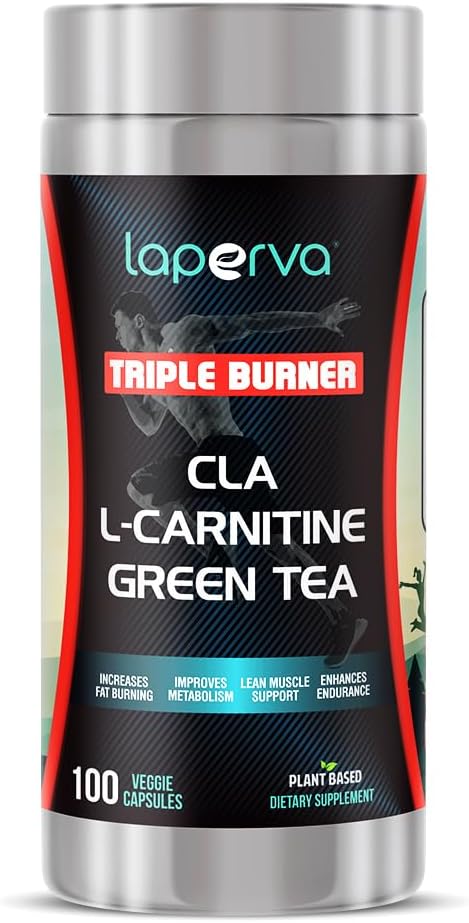 مکمل ال-کارنیتین laperva Triple با ال-کارنیتین، عصاره چای سبز و CLA