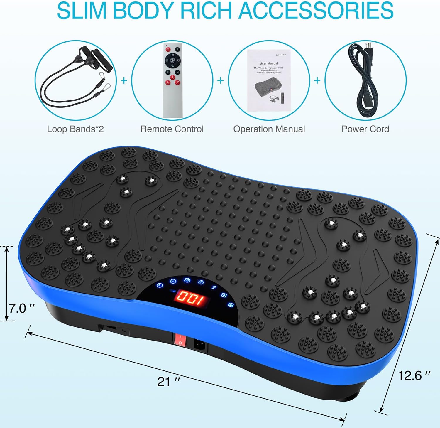 دستگاه فرم‌دهی و ماساژ بدن AXV Vibration Plate Exercise