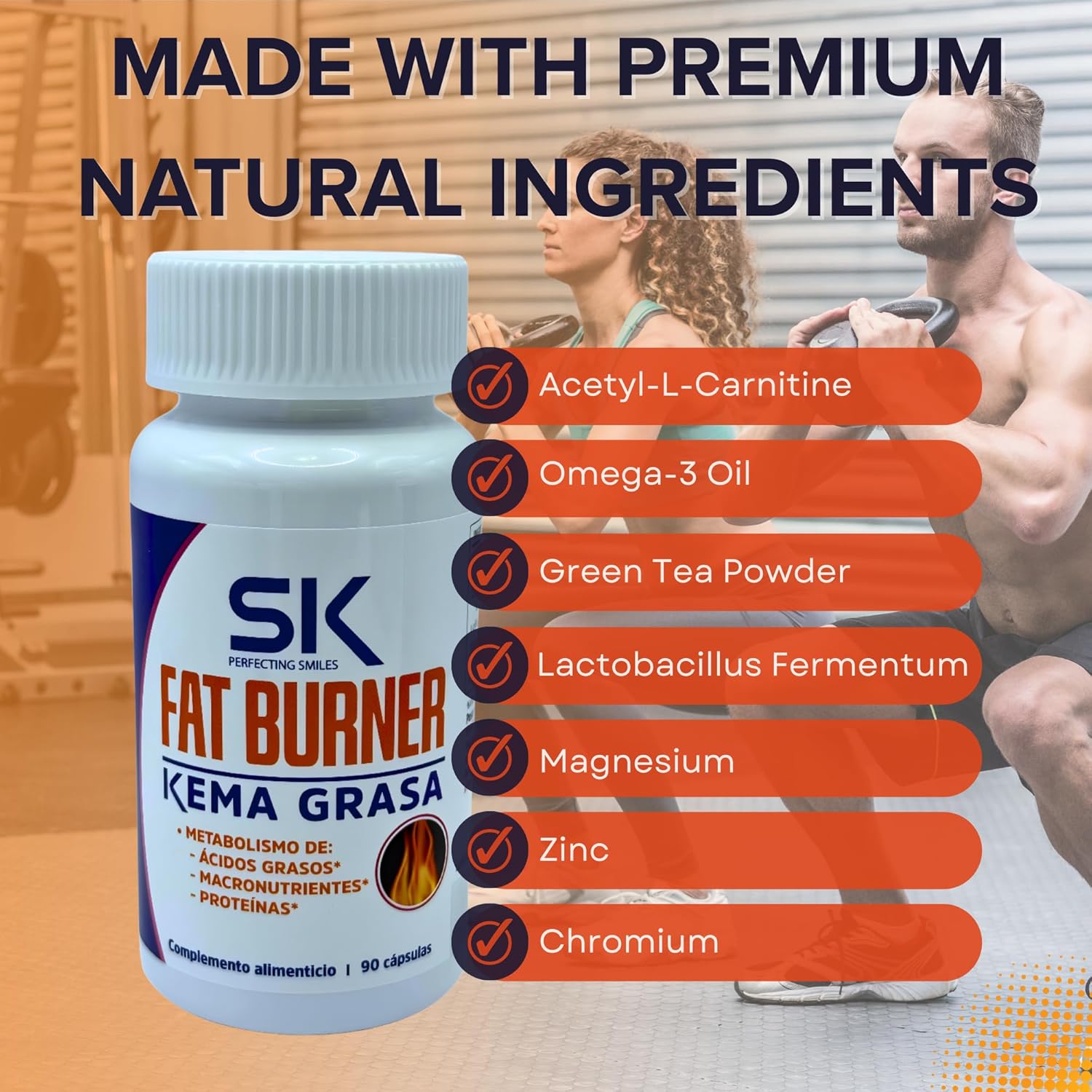 مکمل مدیریت وزن SK Perfecting Smiles Fat Burner Kema Grasa