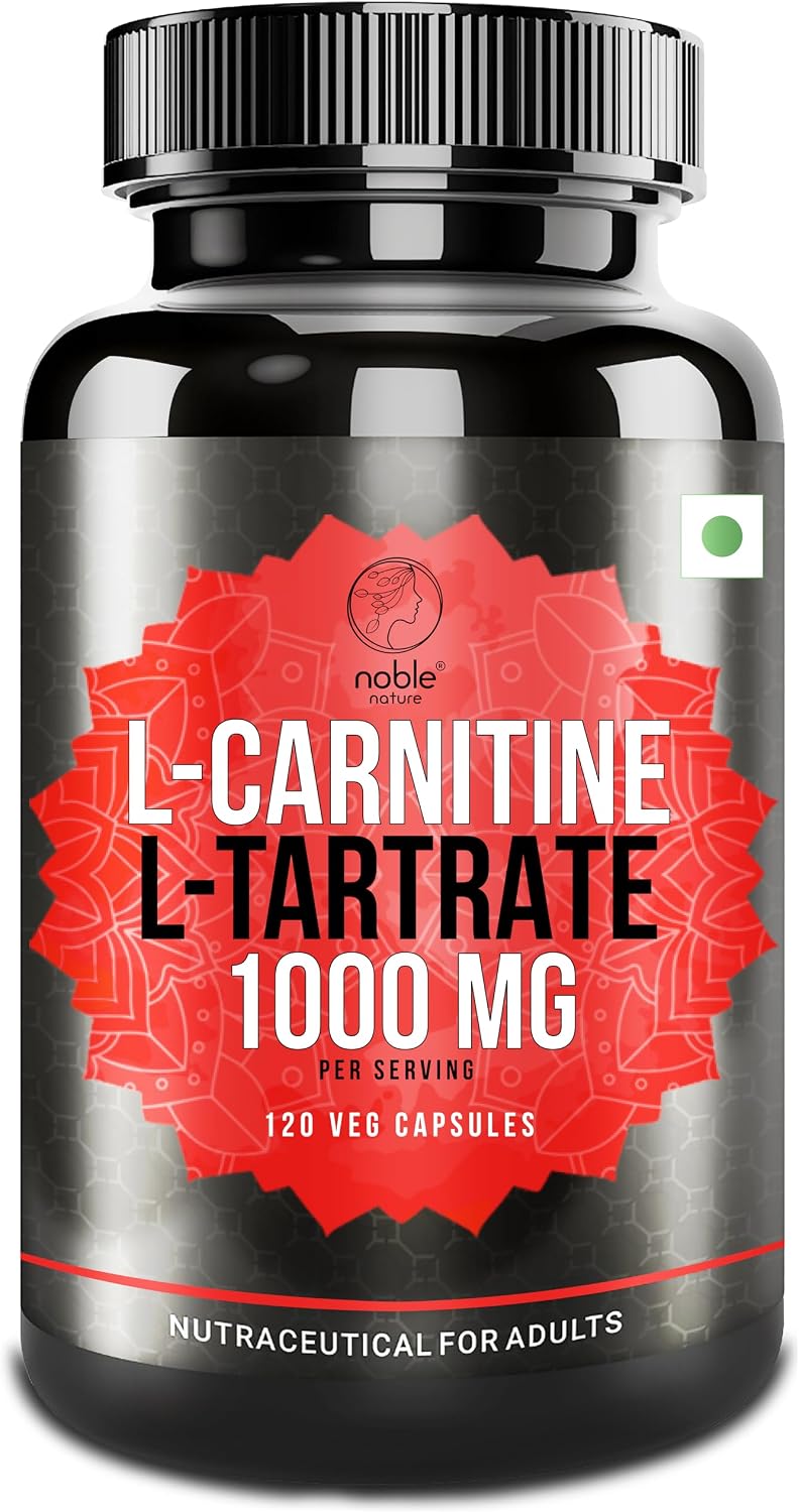 مکمل ال-کارنیتین Noble Nature L Carnitine L Tartrate 120 | 120 کپسول