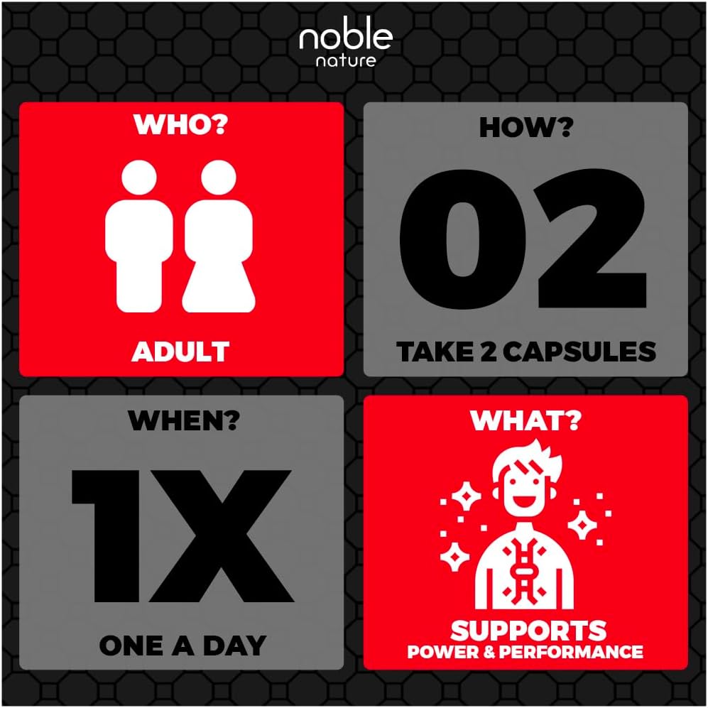 مکمل ال-کارنیتین Noble Nature L Carnitine L Tartrate 120 | 120 کپسول