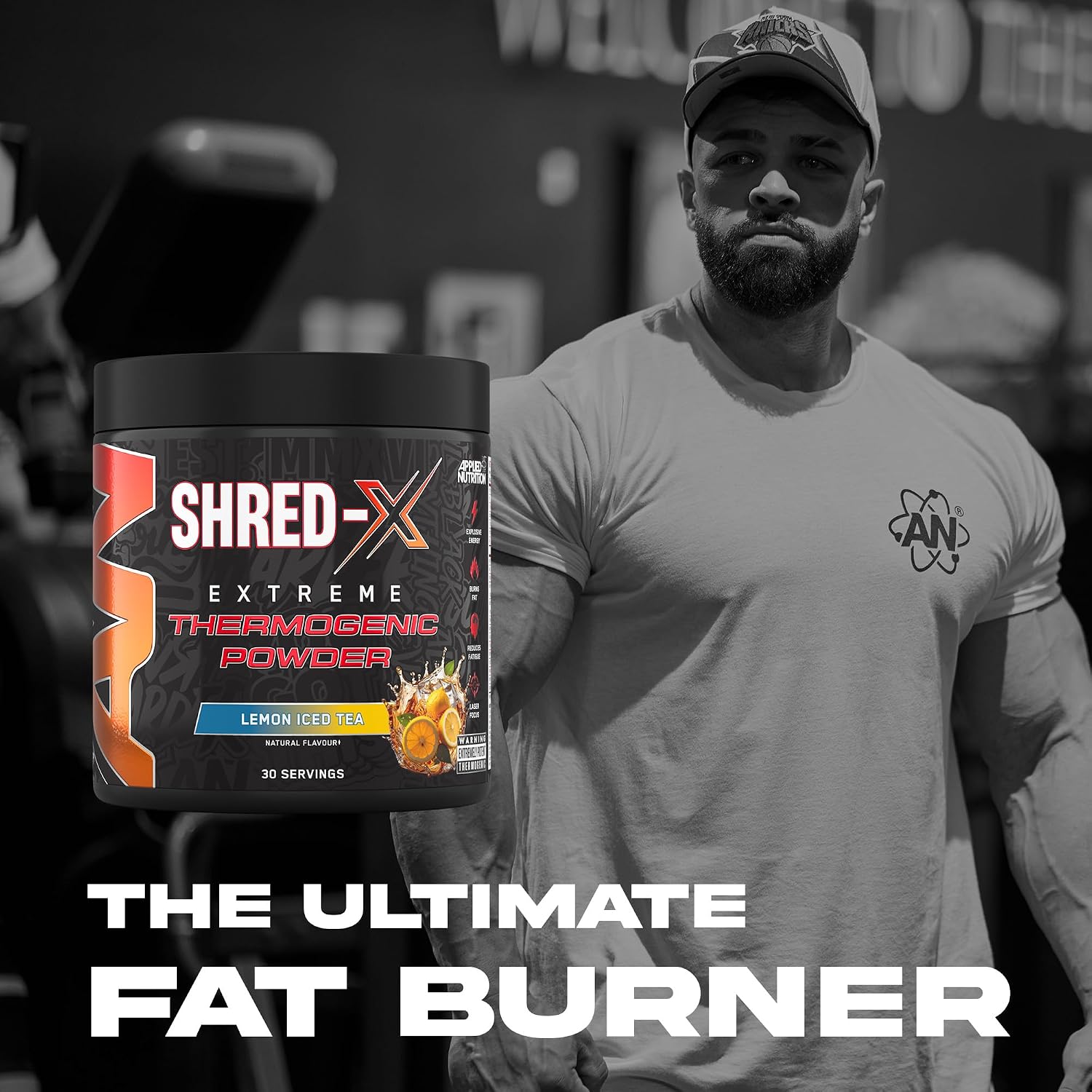 مکمل مدیریت وزن Applied Nutrition Shred X | طعم چای لیمو، 30 سروینگ