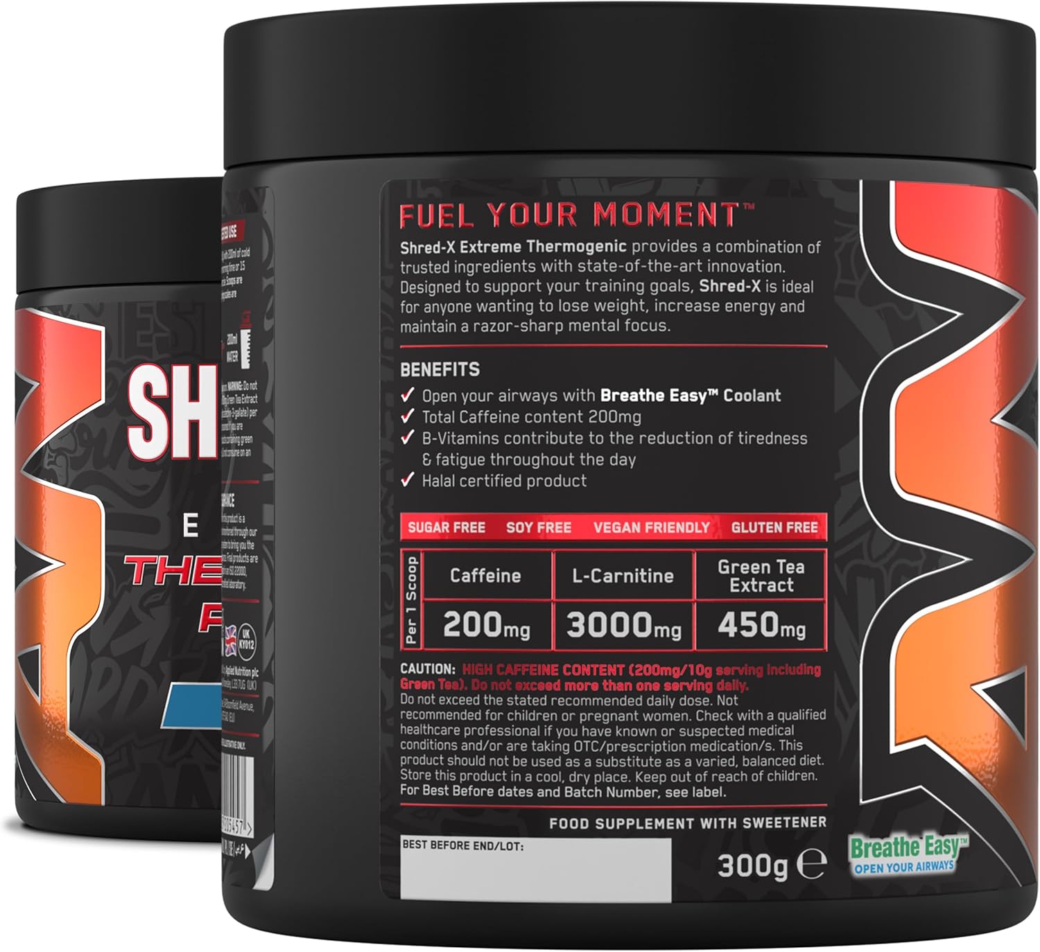 مکمل مدیریت وزن Applied Nutrition Shred X | طعم چای لیمو، 30 سروینگ