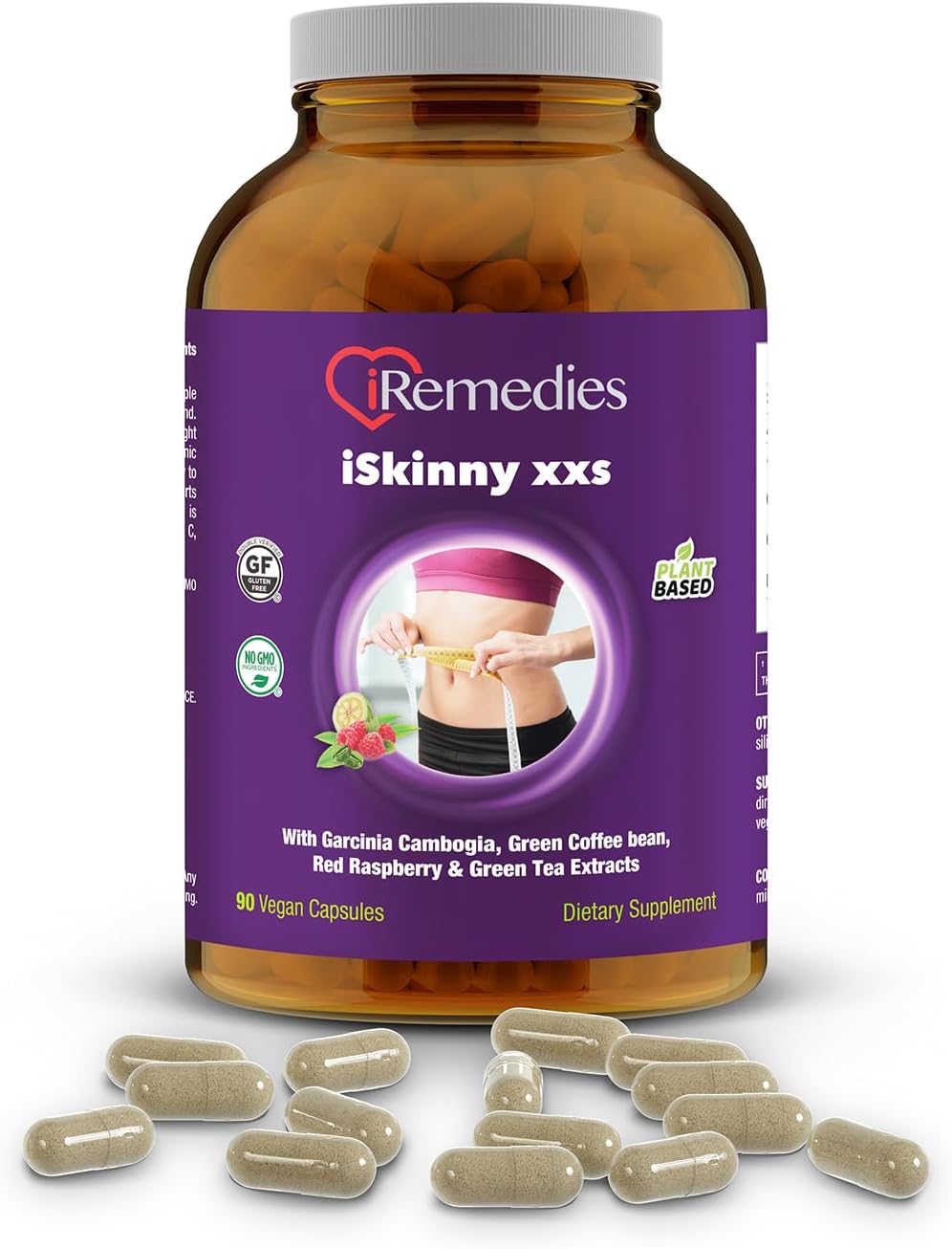 مکمل مدیریت وزن iRemedies iSkinny XXS | 90 کپسول