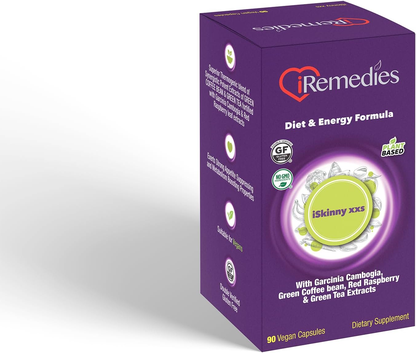 مکمل مدیریت وزن iRemedies iSkinny XXS | 90 کپسول