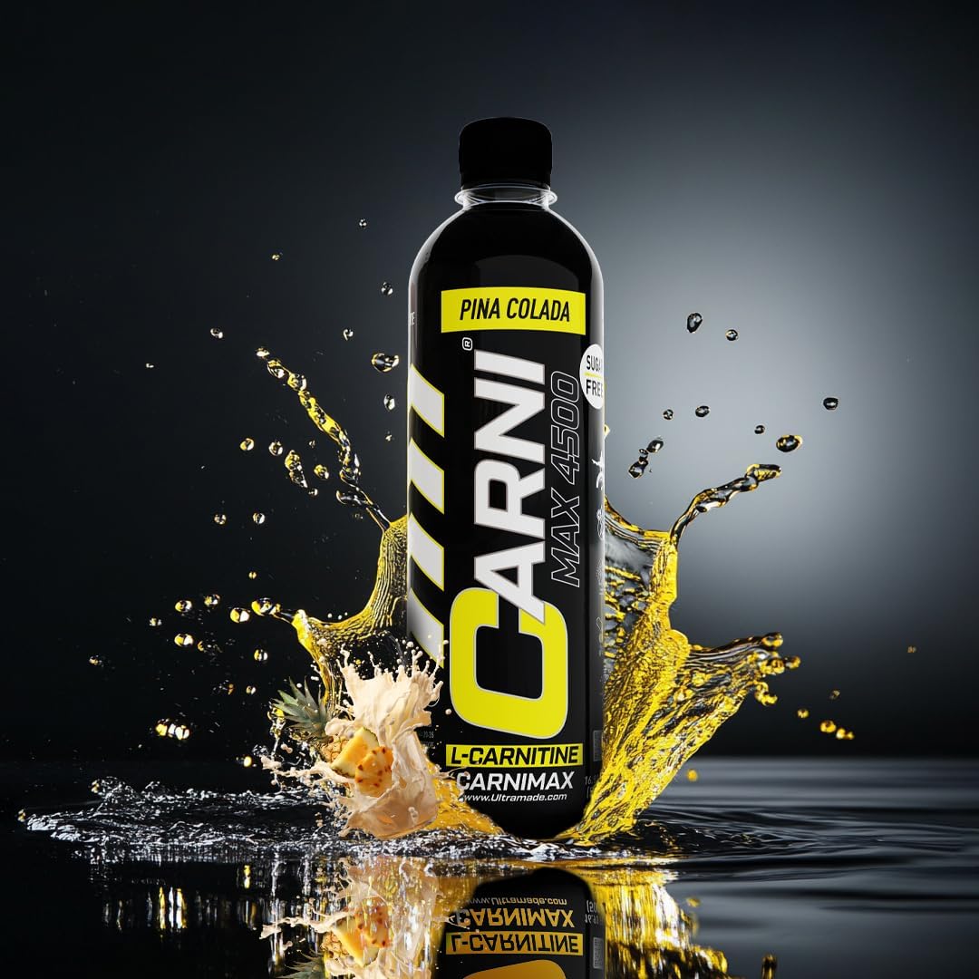 پودر پری‌ورک‌اوت ترموژنیک C5 CARNIMAX با الکترولیت‌ها، ال-کارنیتین و کروم | طعم پینا کولادا، 4500 میلی‌گرم، 500 میلی‌لیتر