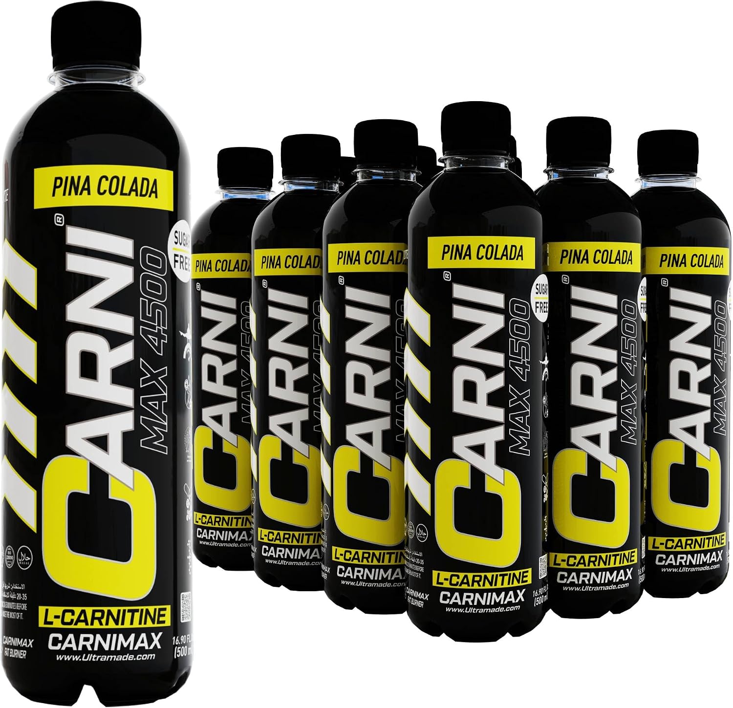 پودر پری‌ورک‌اوت ترموژنیک C5 CARNIMAX با الکترولیت‌ها، ال-کارنیتین و کروم | طعم پینا کولادا، 4500 میلی‌گرم، 500 میلی‌لیتر