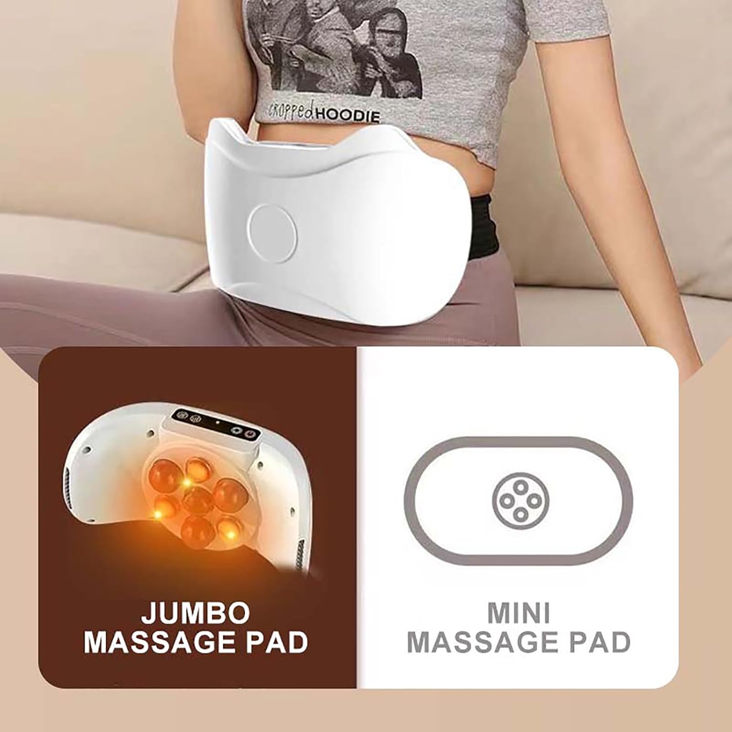 دستگاه فرم‌دهی و ماساژ بدن Electric Wireless Abdominal Massager