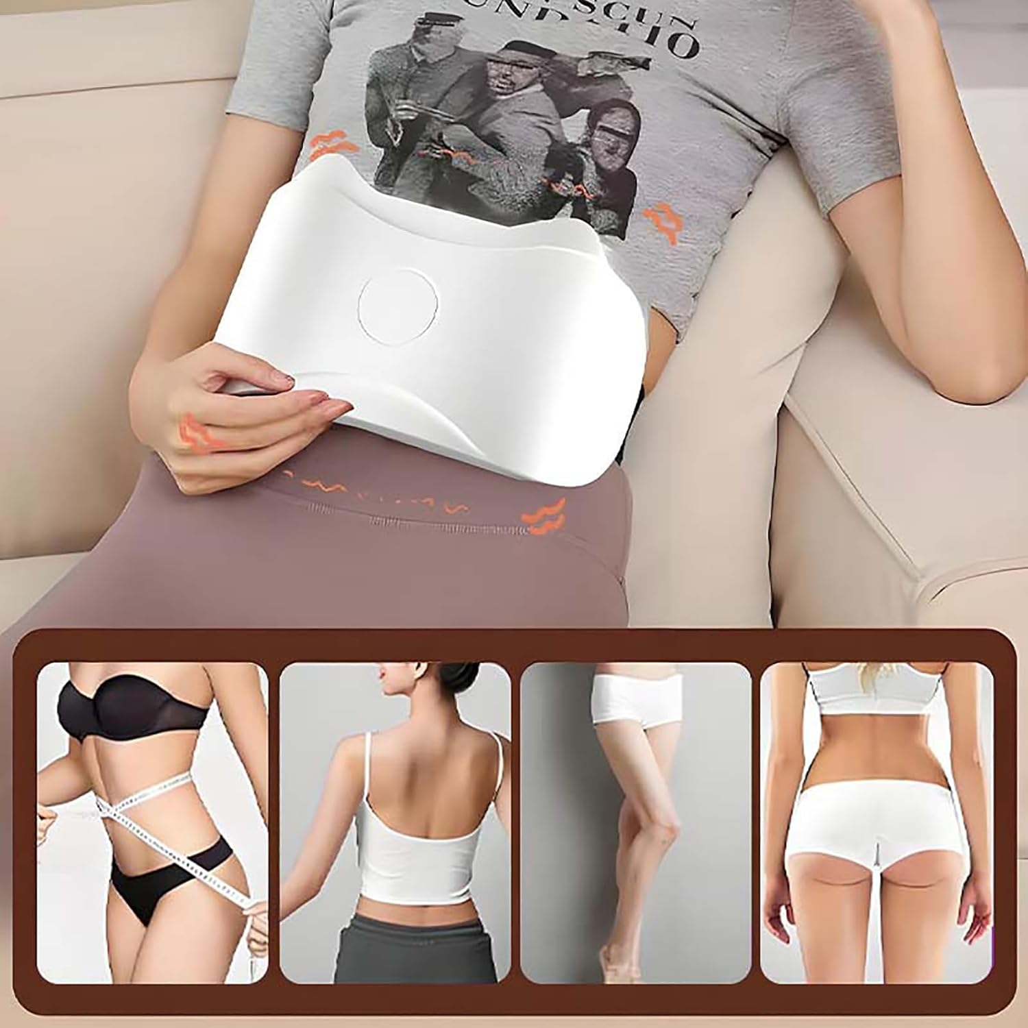 دستگاه فرم‌دهی و ماساژ بدن Electric Wireless Abdominal Massager