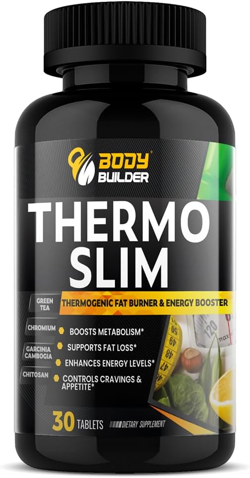 مکمل مدیریت وزن Body Builder Thermo Slim با گارسینیا کامبوجیا، عصاره چای سبز و کروم | 30 قرص