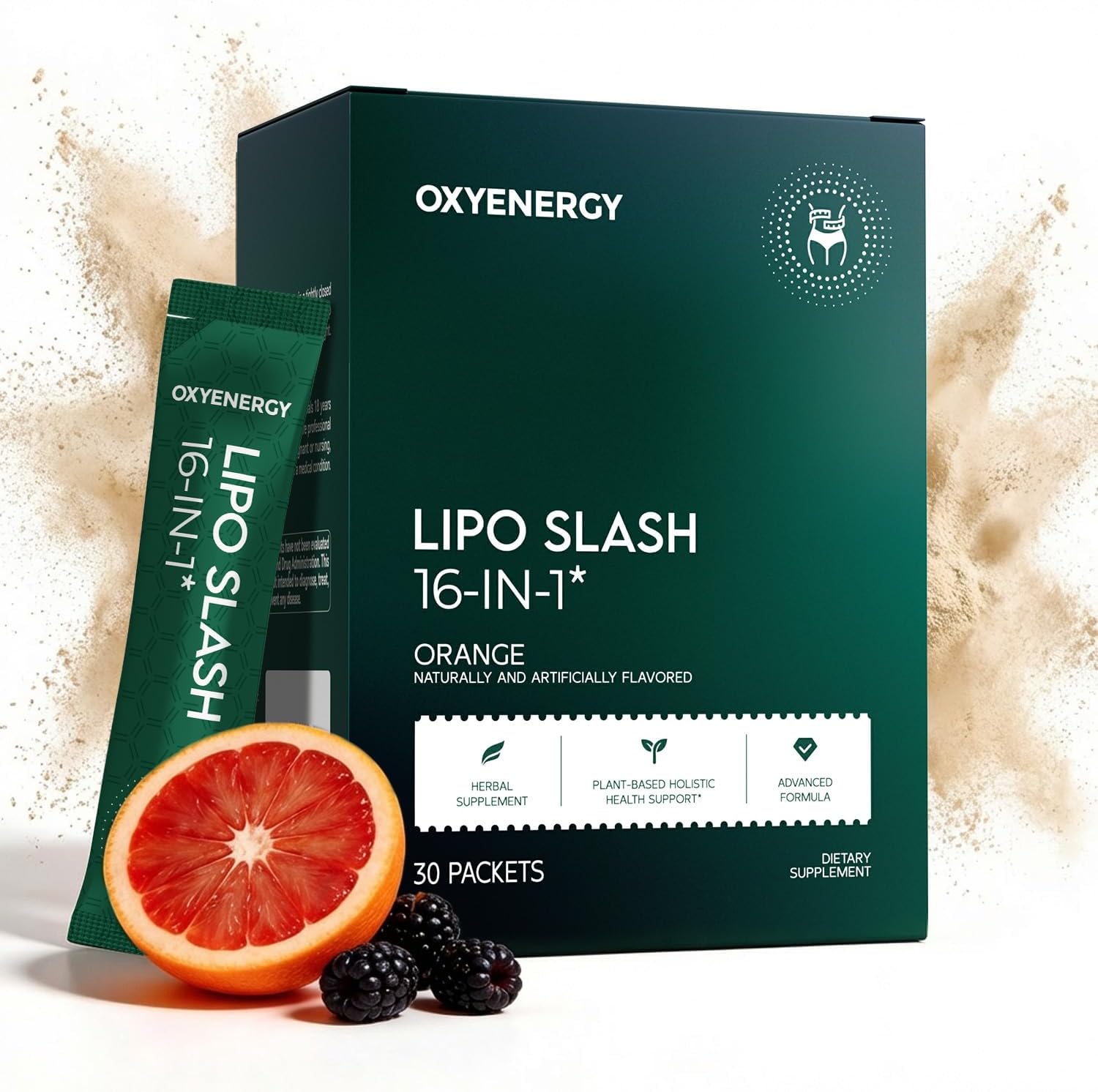 مکمل مدیریت وزن OxyEnergy LIPO Slash | 30 بسته