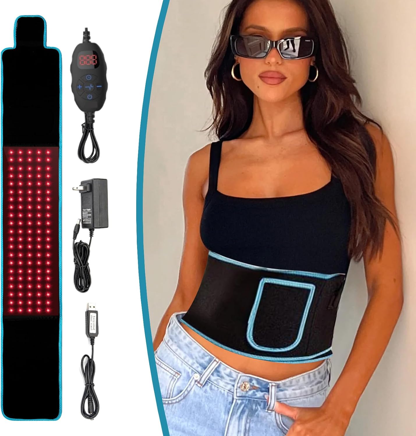 کمربند ورزشی و فرم‌دهنده Red Light Back Shaping Supplies