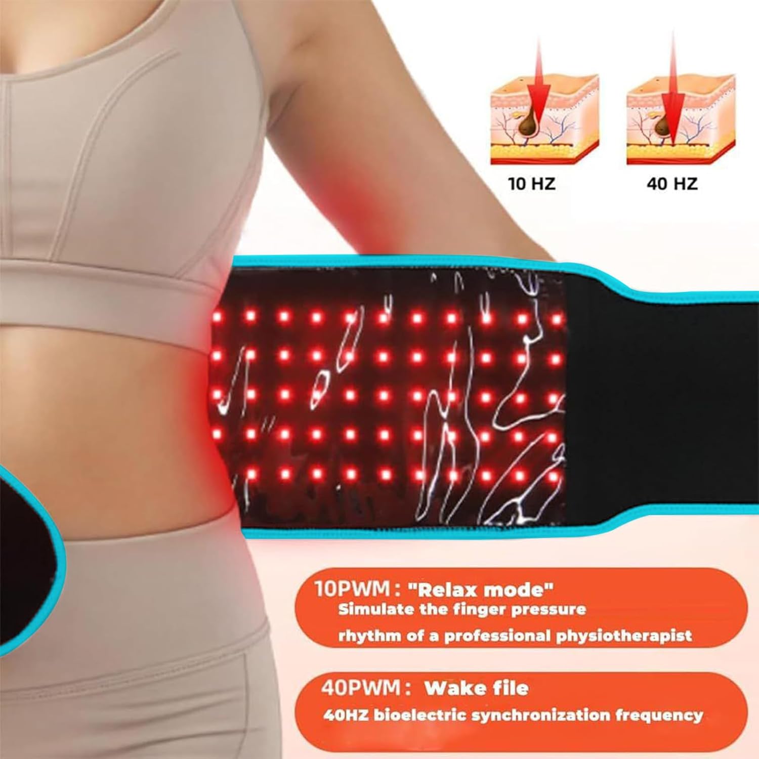 کمربند ورزشی و فرم‌دهنده Red Light Back Shaping Supplies