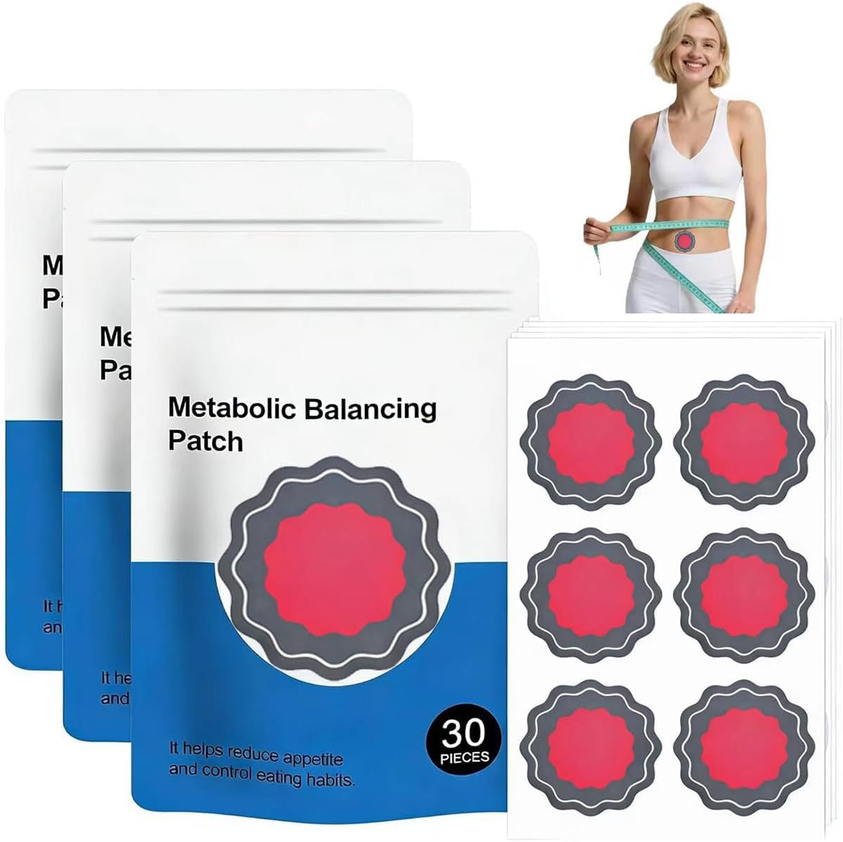 پچ موضعی مدیریت وزن May Huang Patches | 90 عدد