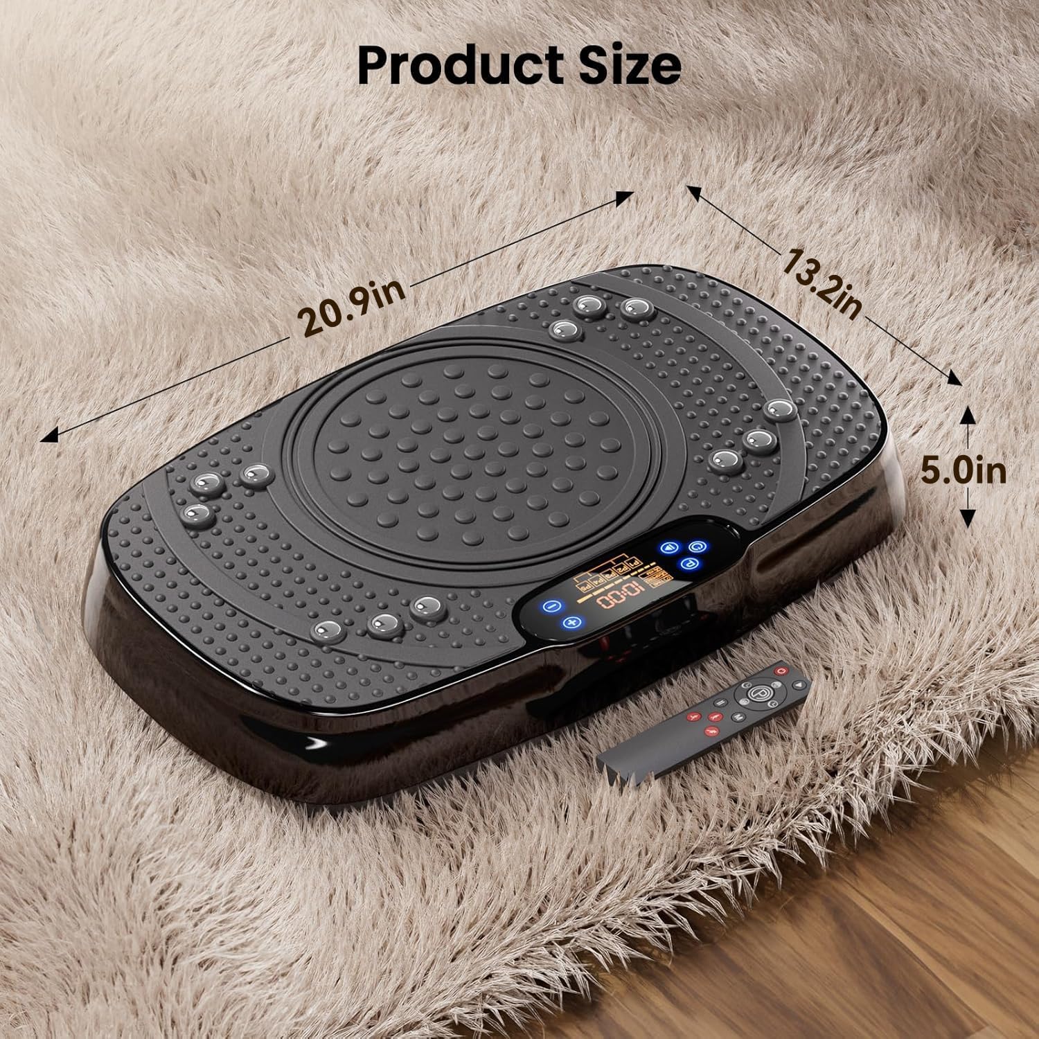 دستگاه فرم‌دهی و ماساژ بدن EIOREOE Vibration Plate Exercise | 400 پوند