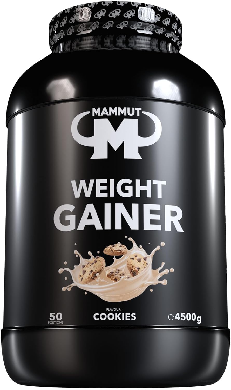 گینر افزایش وزن Mammut Crash 5000، 4500 گرم، طعم کوکی