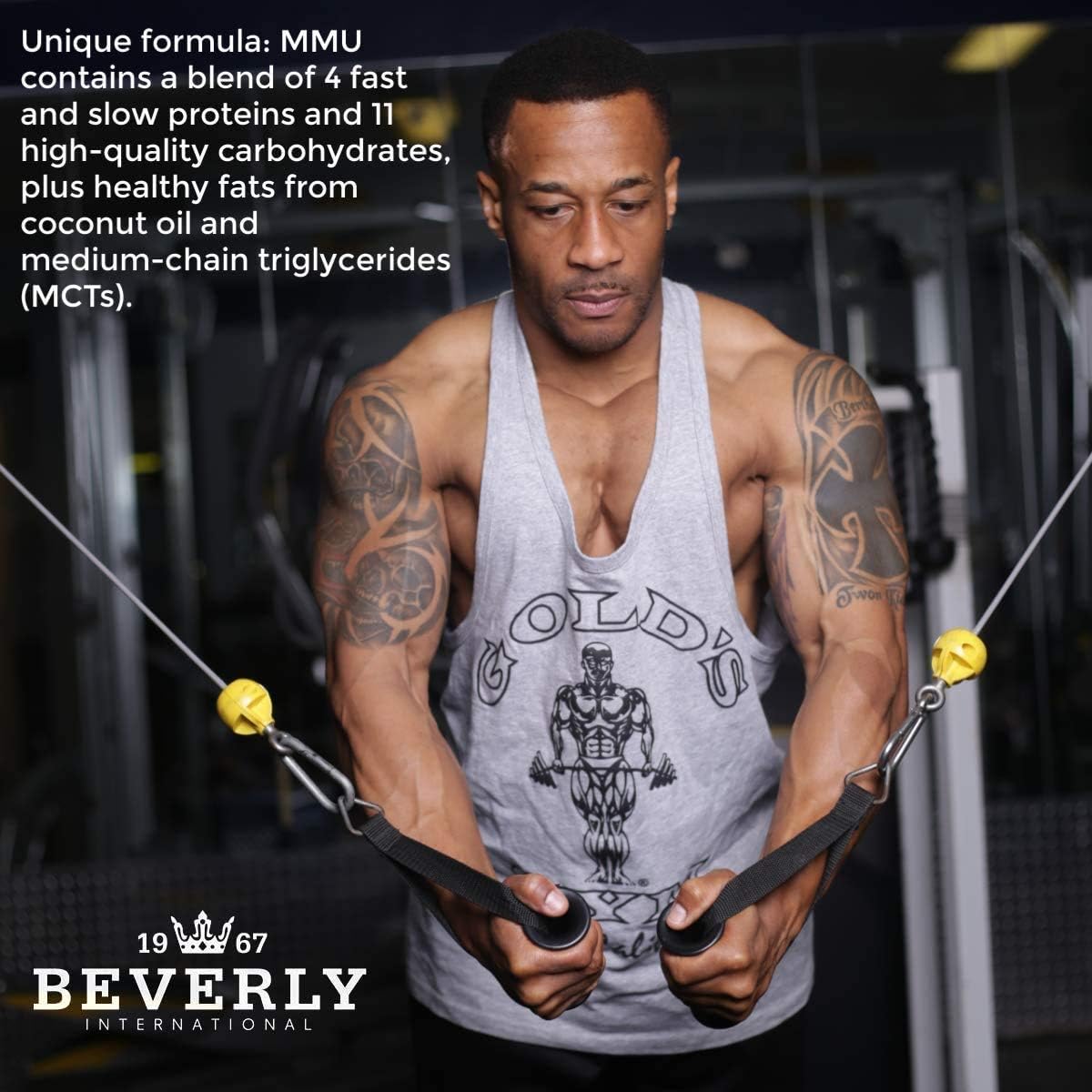 گینر افزایش وزن Beverly International Mass Maker Ultra، 1.36 کیلوگرم، 14 سروینگ، طعم وانیلی